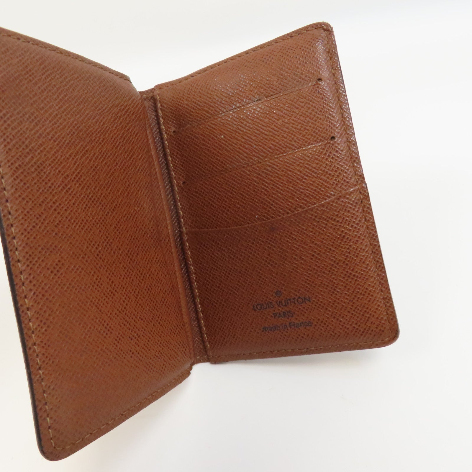 LOUIS VUITTON Monogram Card Case卡片套啡色
