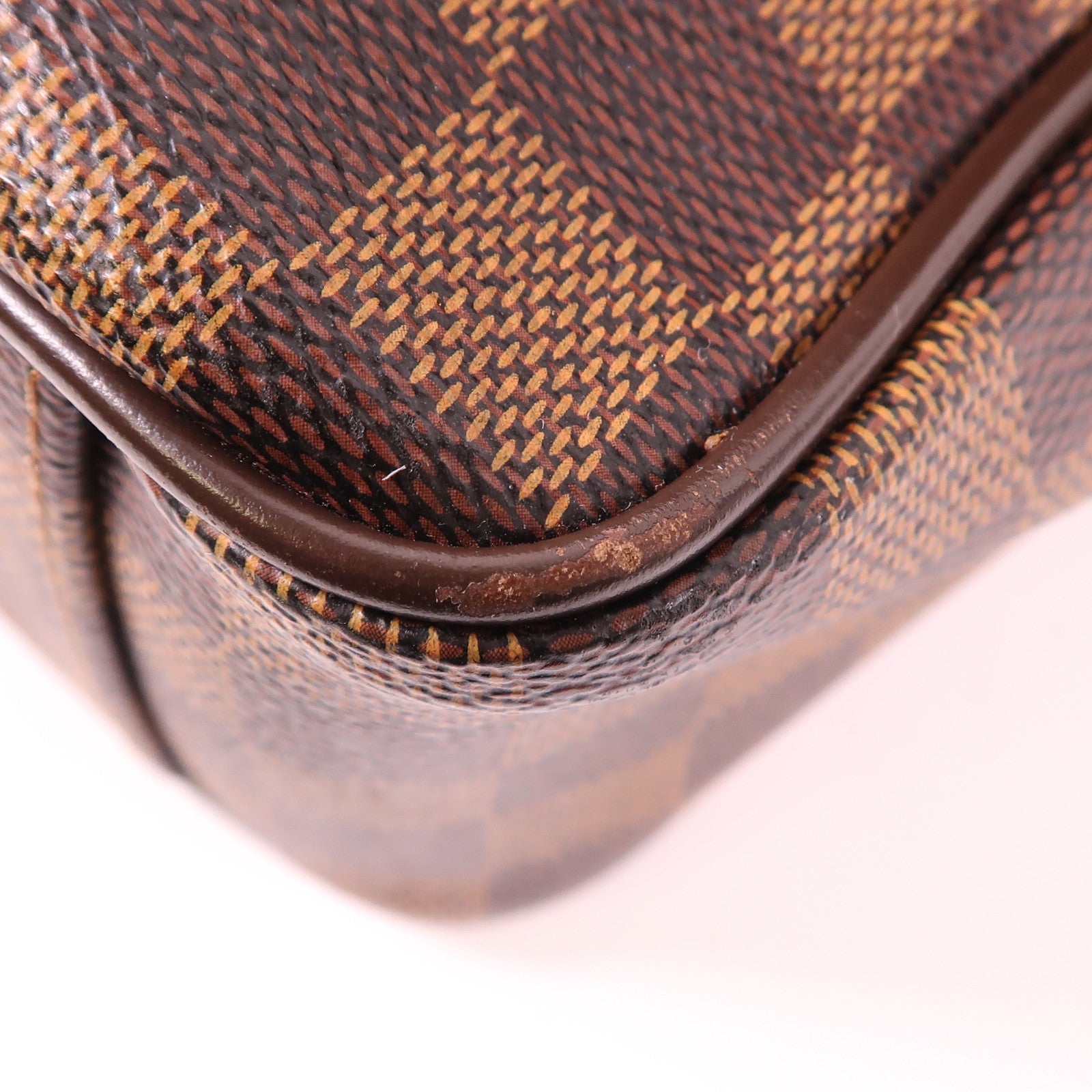 LOUIS VUITTON Damier Shelton GM金扣肩背袋