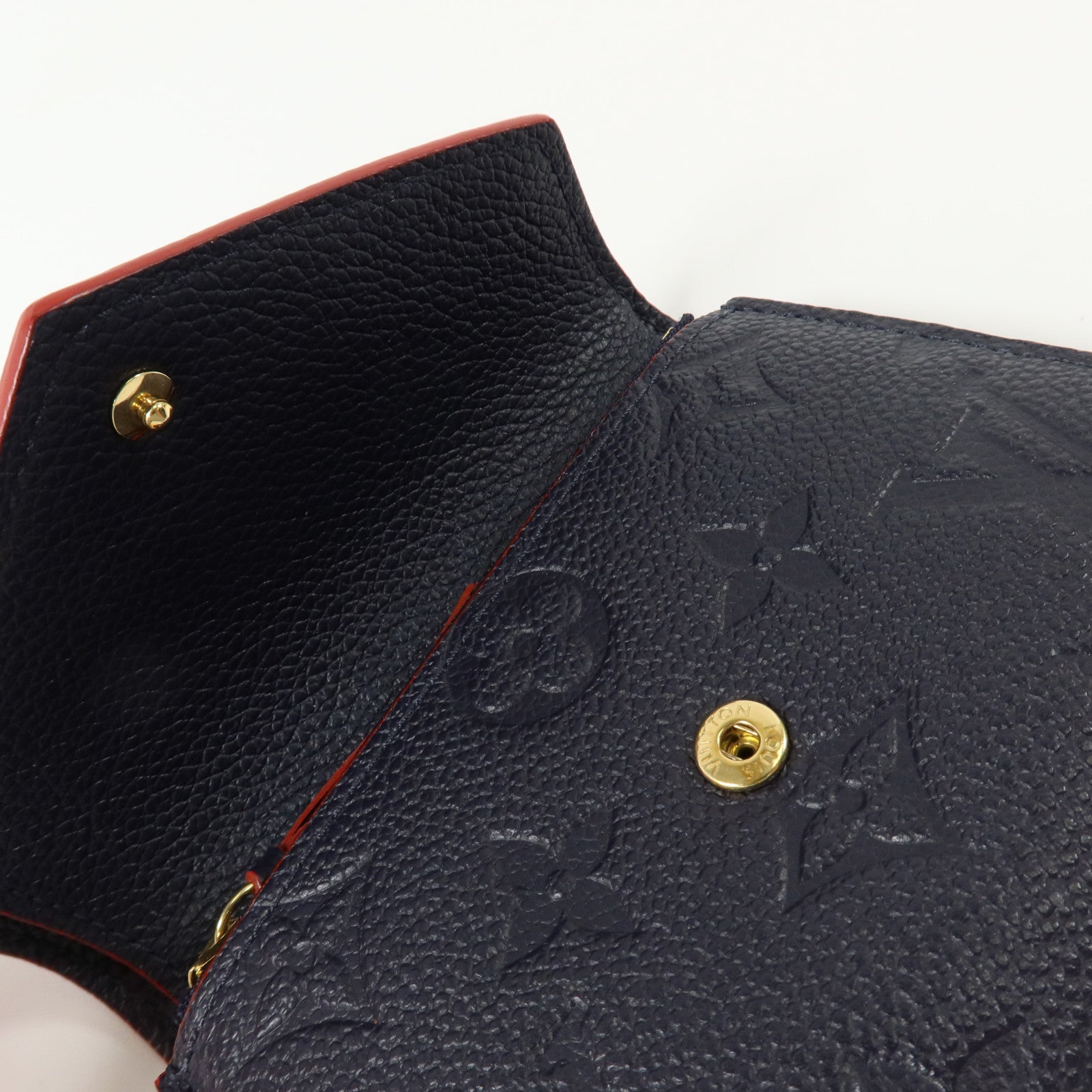 LOUIS VUITTON Monogram Empreinte Victorine金扣錢包