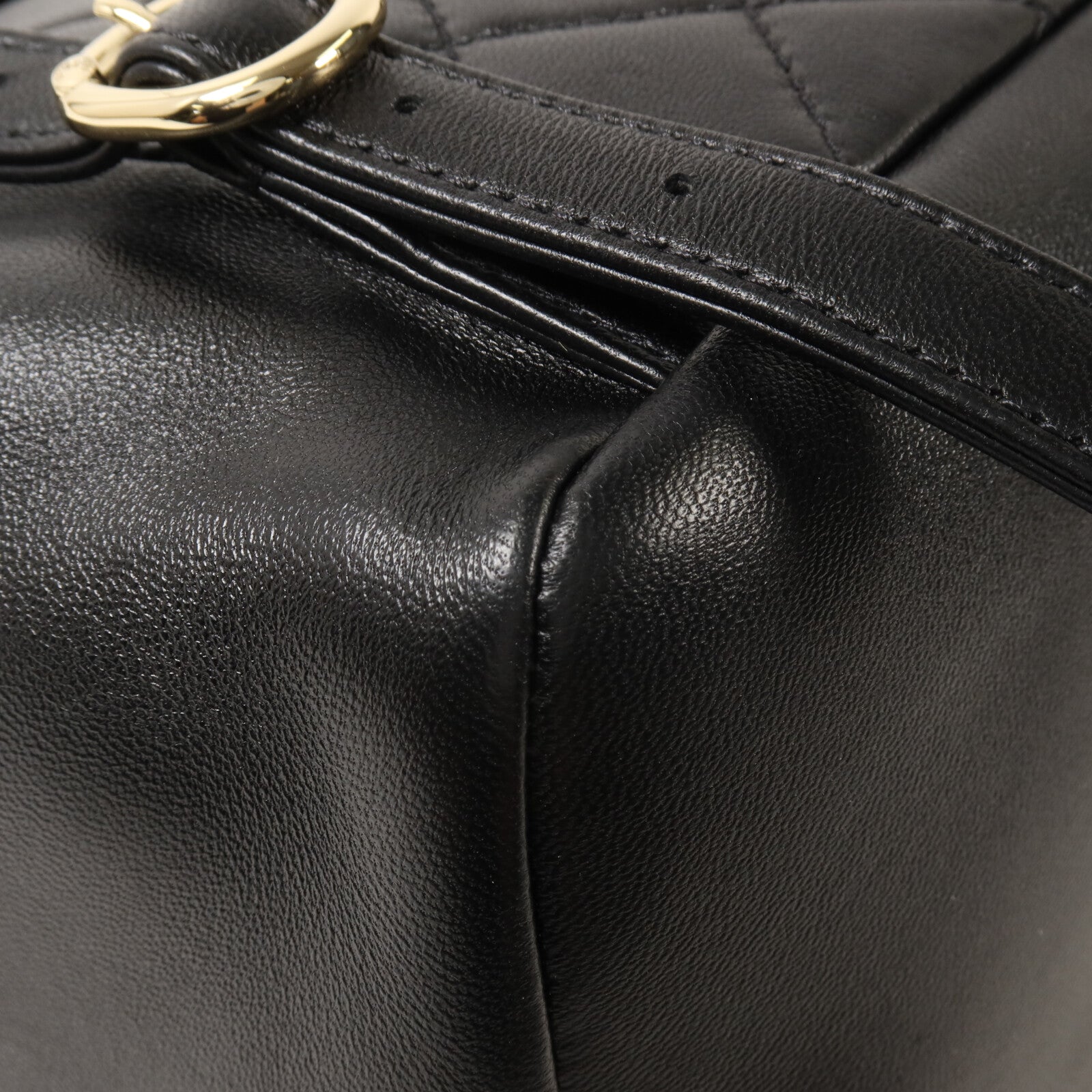 CHANEL 羊皮皮革Duma Backpack鏈帶背包