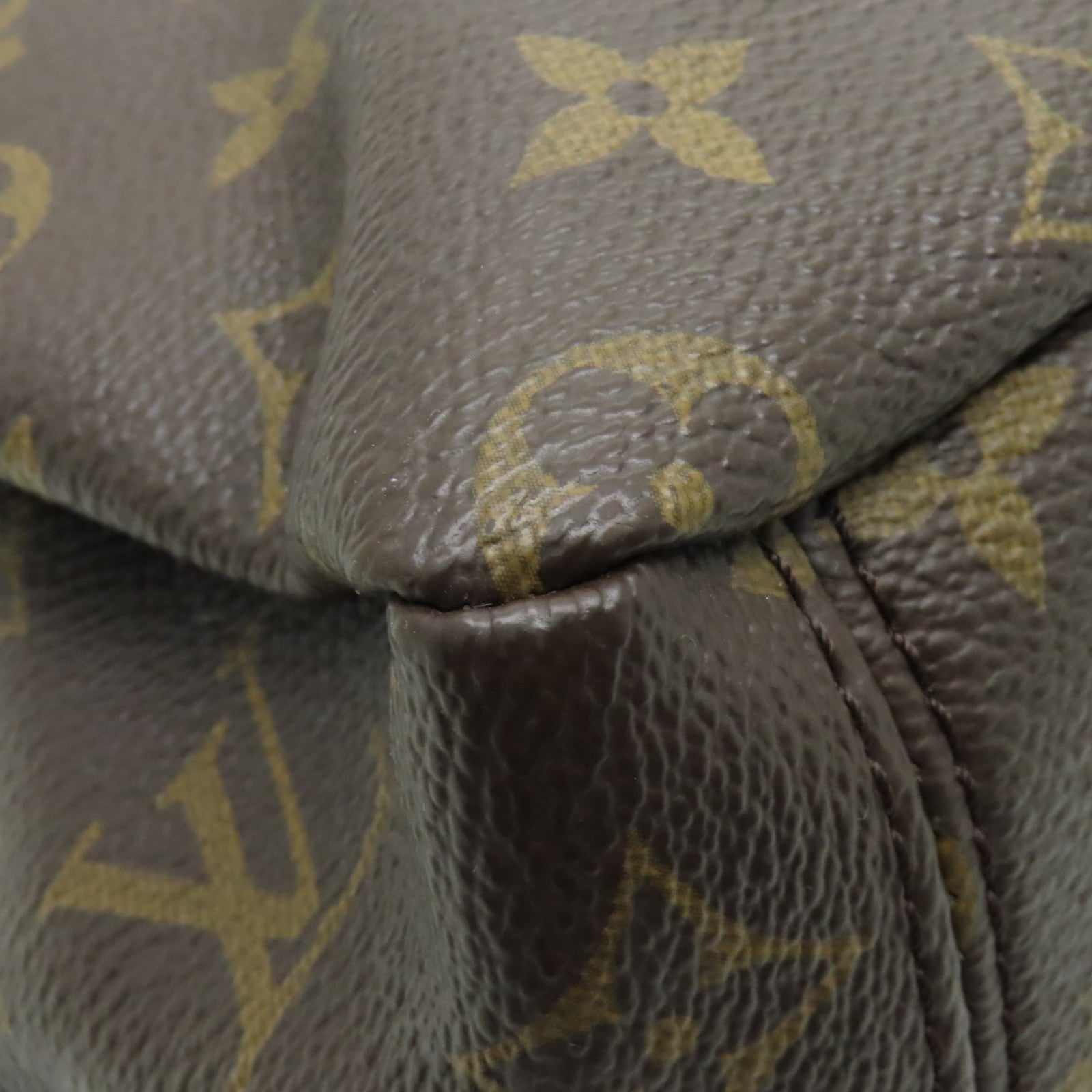 LOUIS VUITTON **【清倉大減價】Monogram皮革Pallas金扣肩背袋黃色/啡色