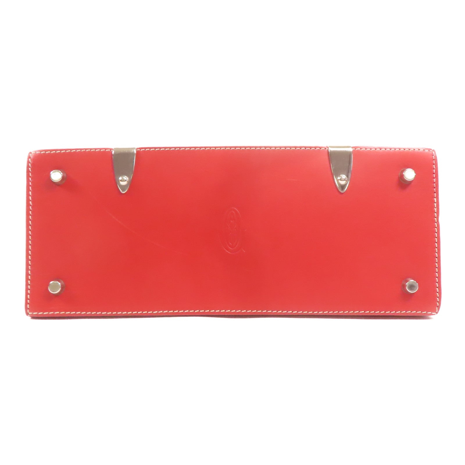 GOYARD 塗層帆布/皮革Saigon PM Handbag銀扣手挽袋