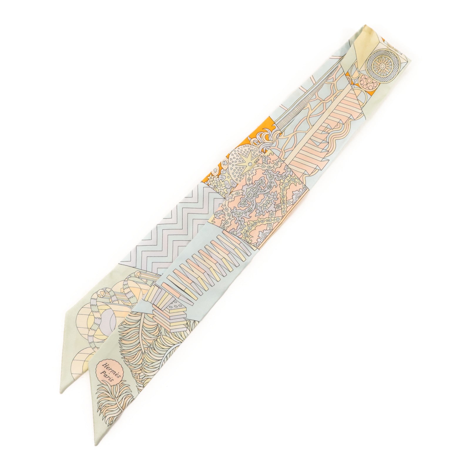 HERMES 絲質Twilly絲巾