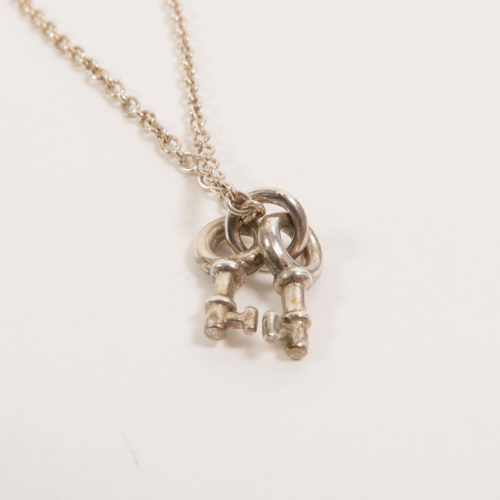 TIFFANY＆CO 925純銀Heart Rock and Key Bracelet手鏈