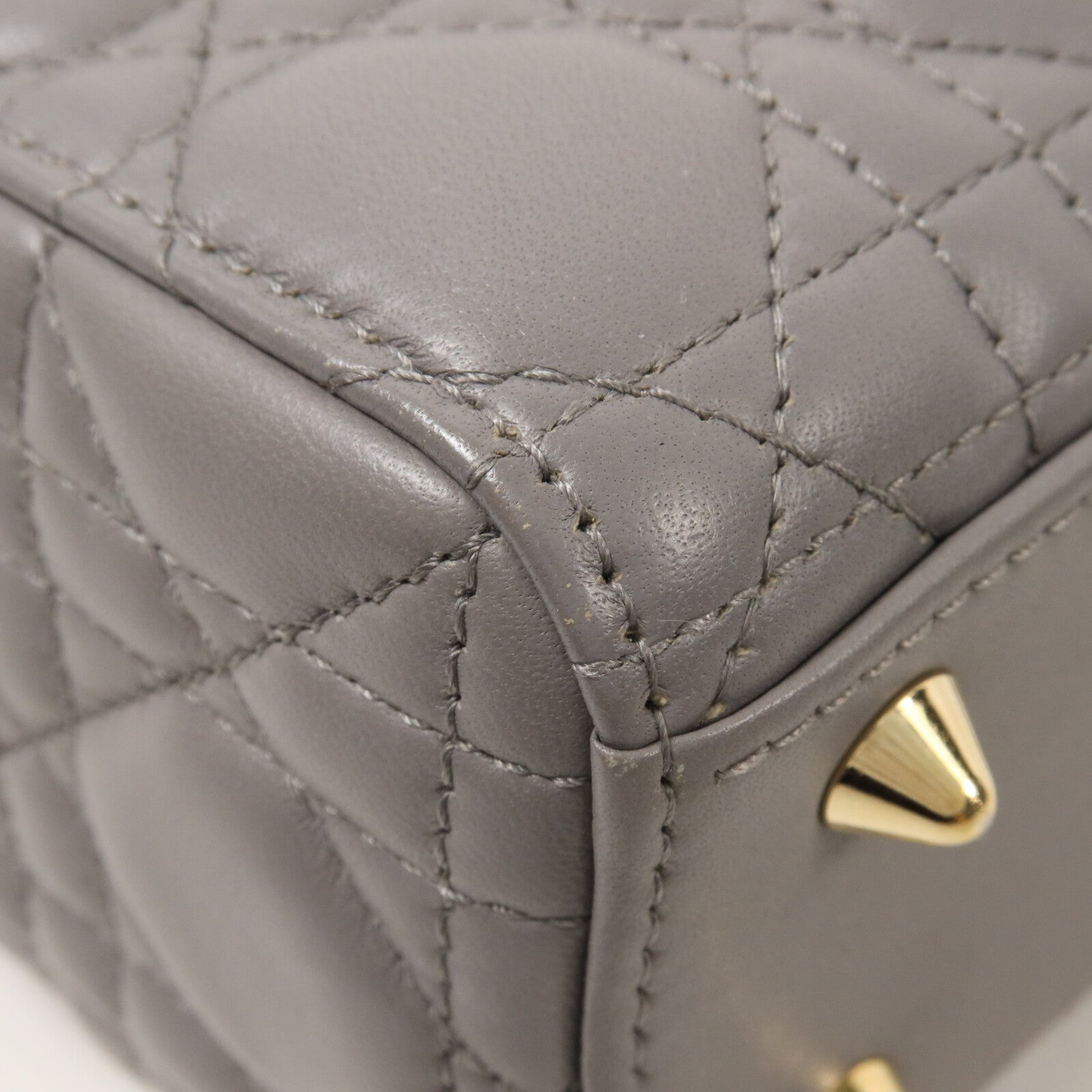 Dior 羊皮皮革Lady Dior Small手挽肩背兩用袋