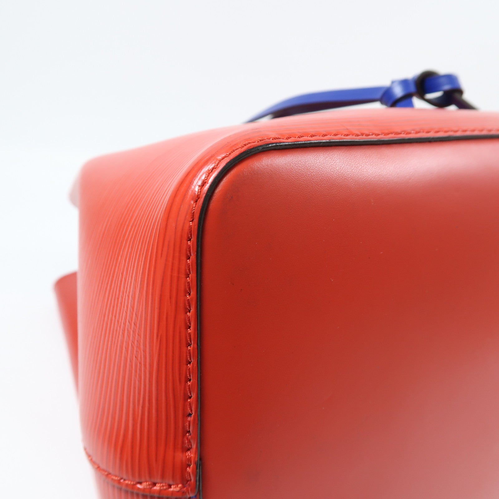 LOUIS VUITTON Epi NeoNoe MM銀扣手挽肩背兩用袋紅色藍色