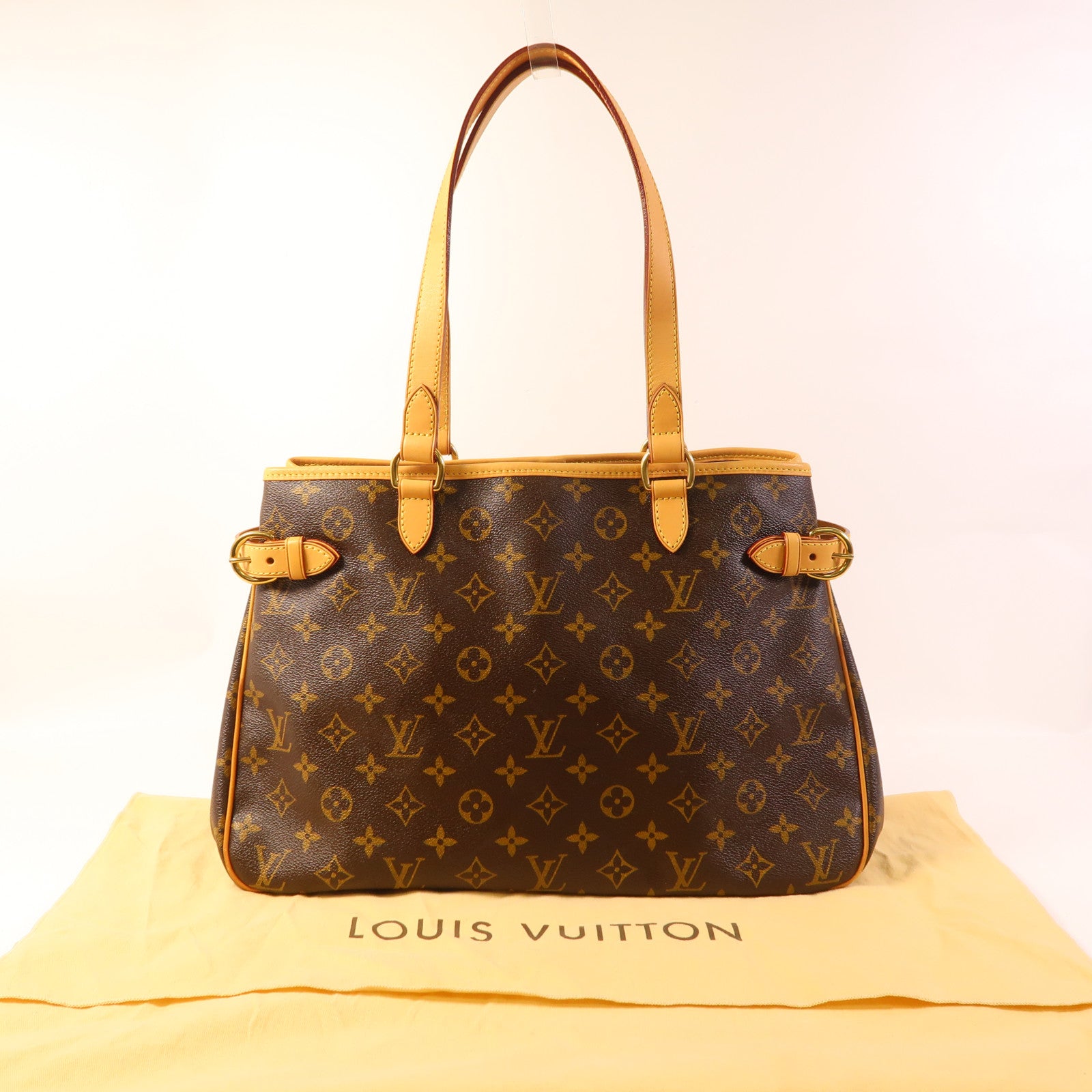 LOUIS VUITTON Monogram Batignolles Horizontal金扣肩背袋