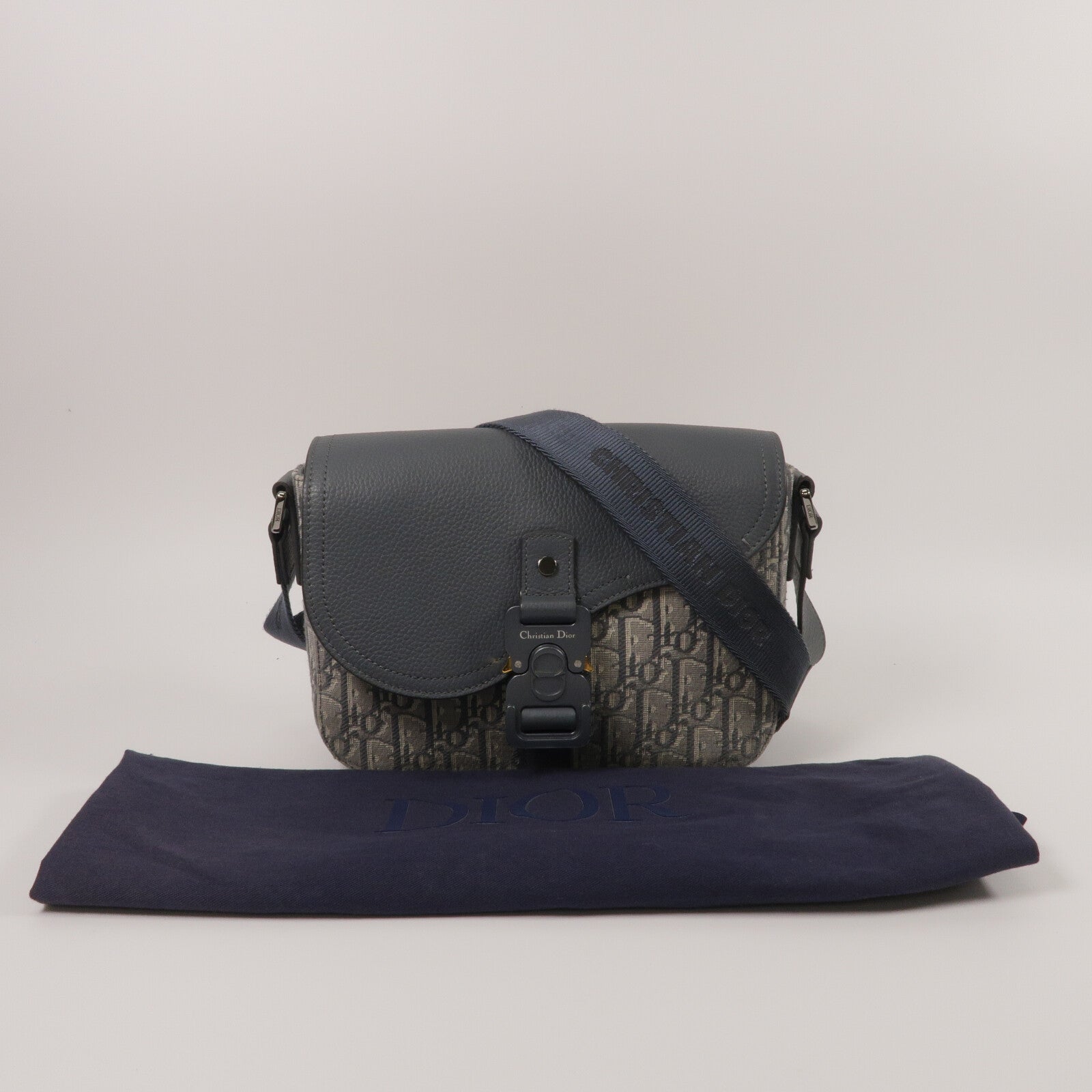 Dior Oblique帆布Saddle Messenger Small肩背袋