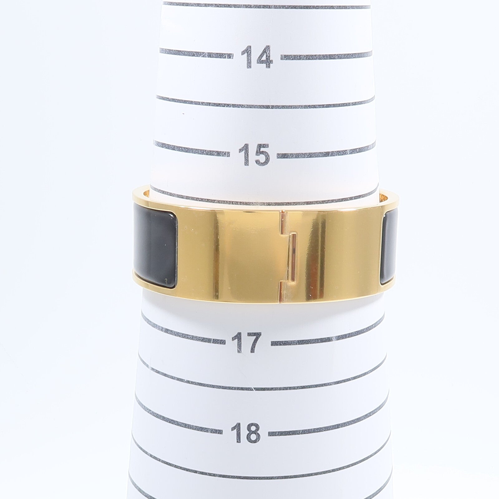 HERMES 金屬/琺瑯Clic-Clac H Bracelet手鐲Noir