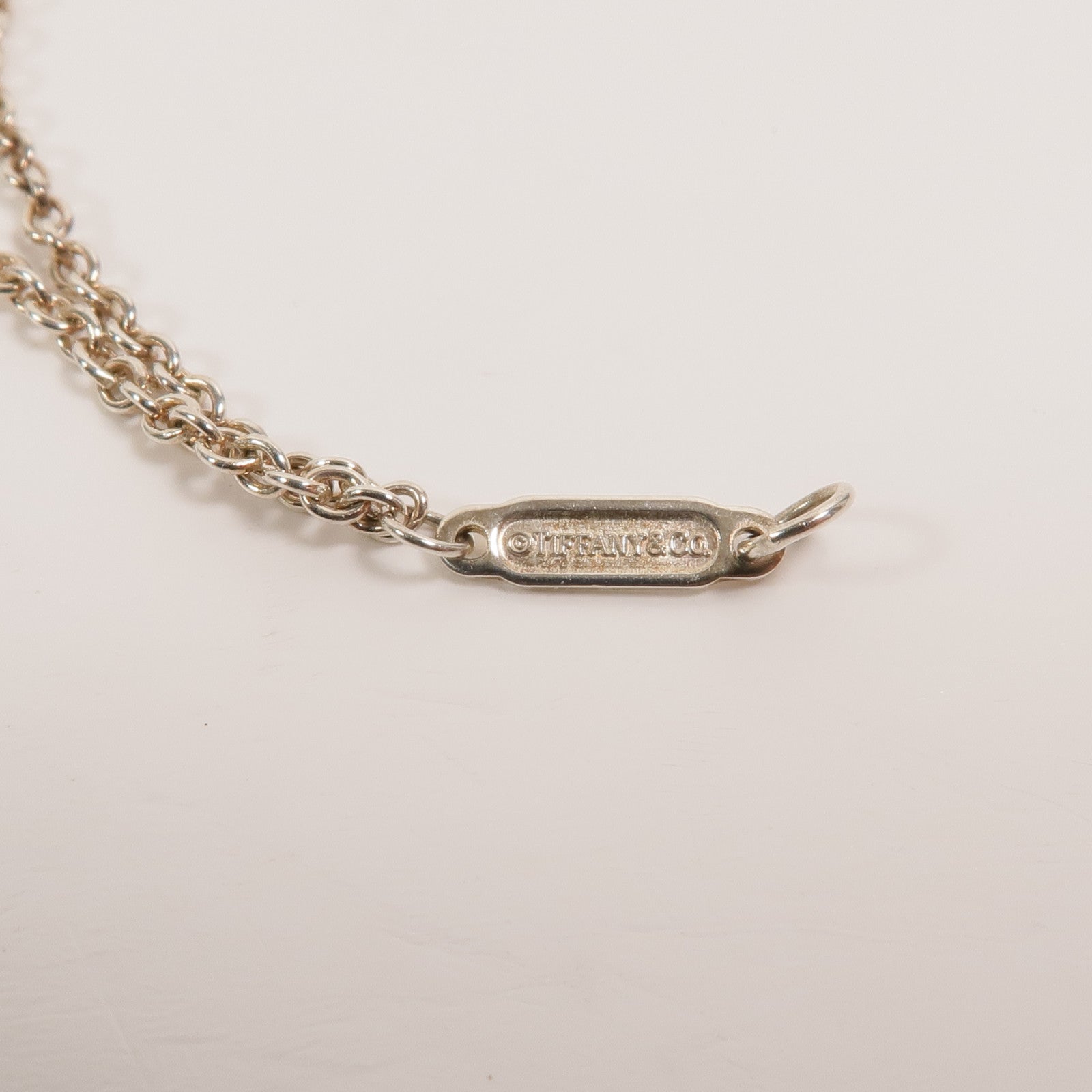 TIFFANY＆CO 925純銀Heart Rock and Key Bracelet手鏈