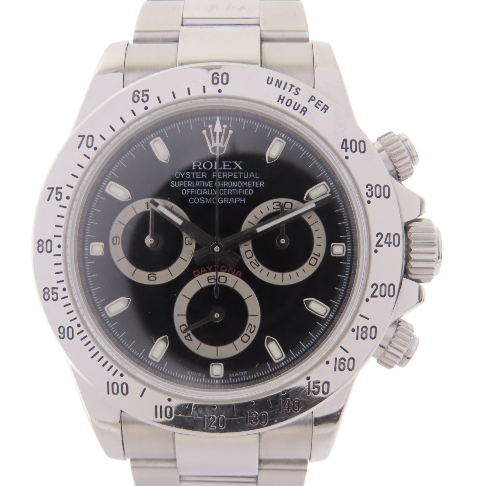 ROLEX Daytona不鏽鋼手錶自動機芯黑色