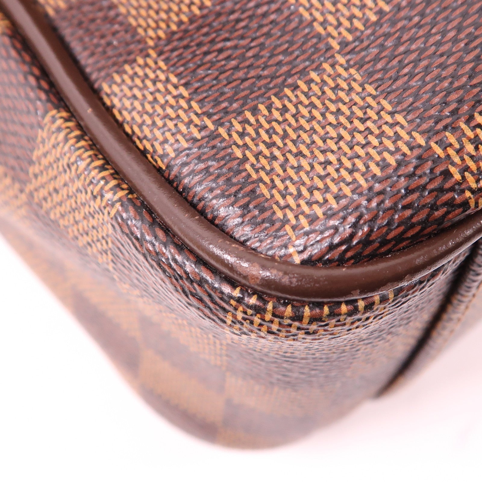 LOUIS VUITTON Damier Shelton GM金扣肩背袋