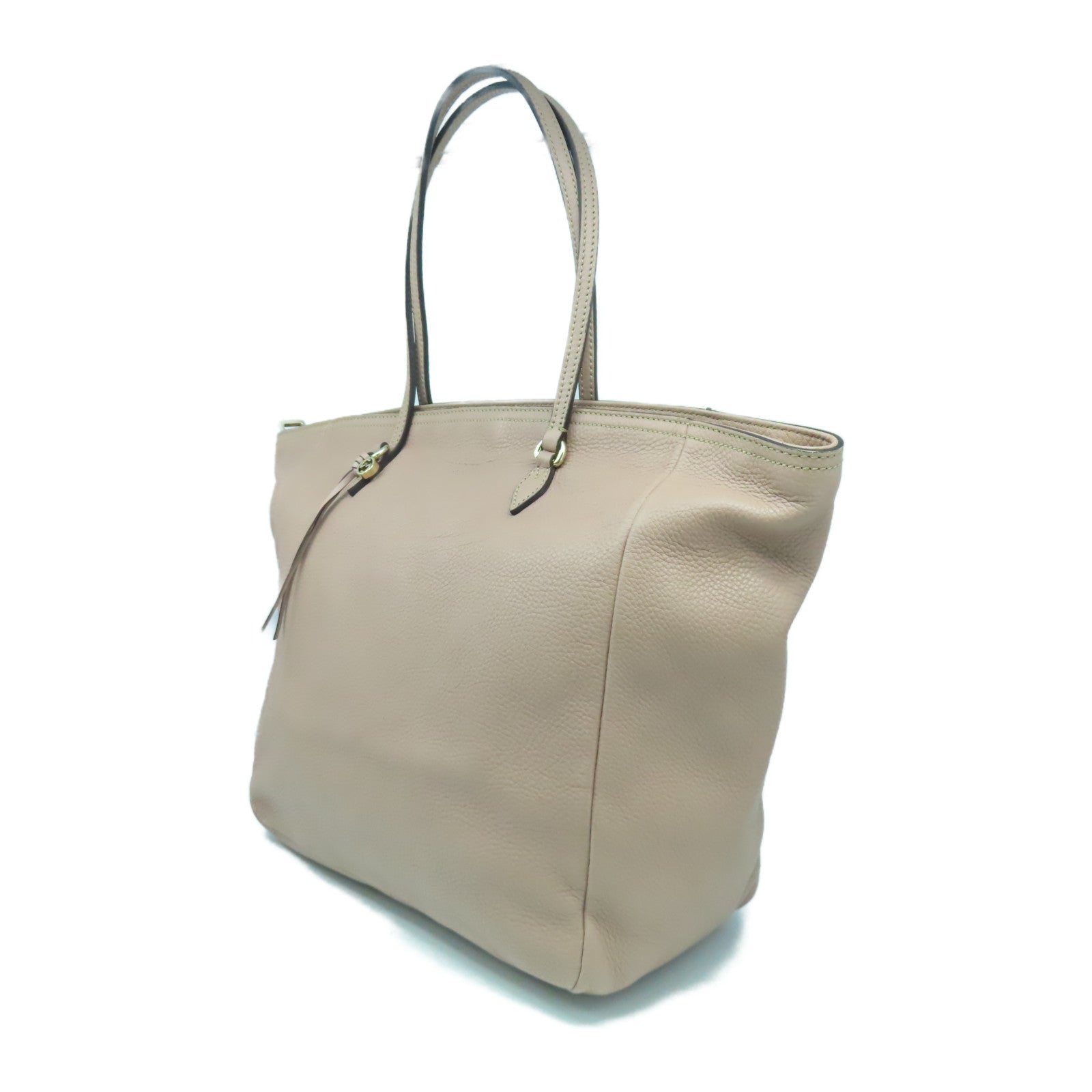 GUCCI 【激減優惠】牛皮皮革Tote Bag金扣肩背袋粉紅色