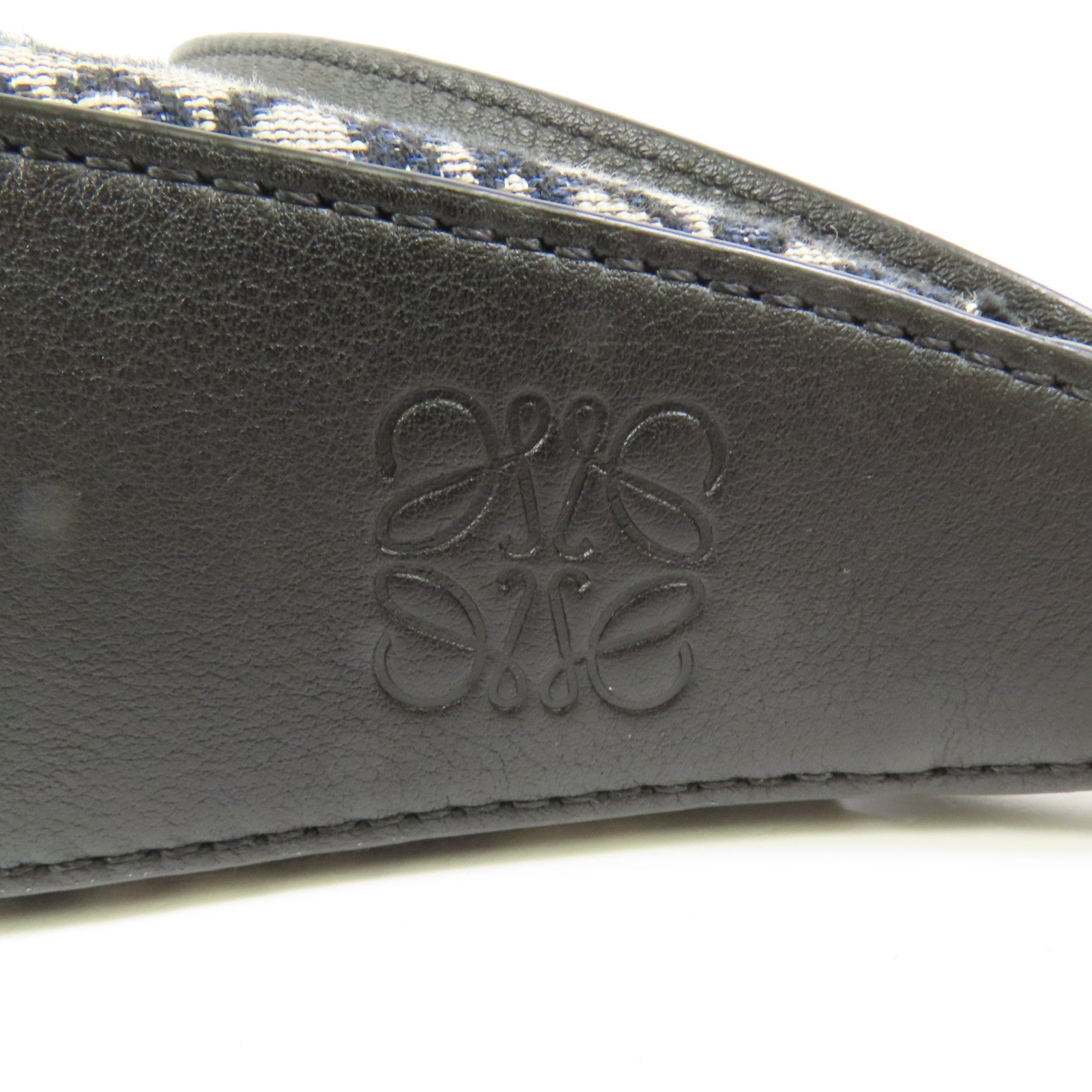 LOEWE 帆布Luna Bag金扣肩背袋