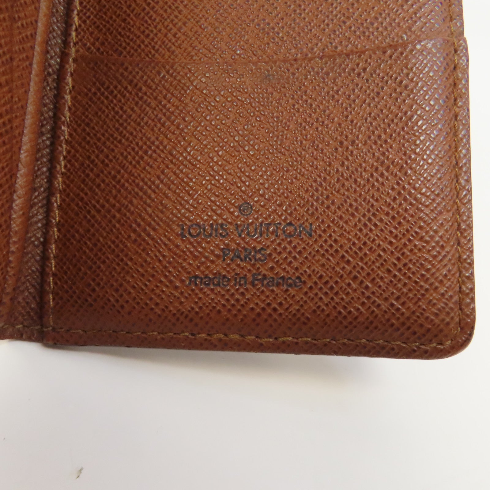 LOUIS VUITTON Monogram Card Case卡片套啡色