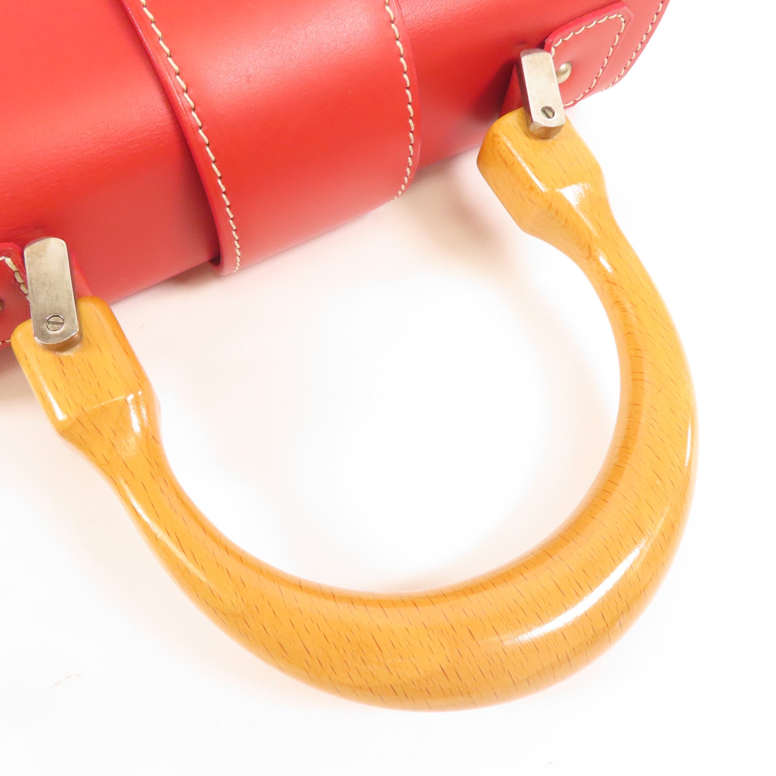 GOYARD 塗層帆布/皮革Saigon PM Handbag銀扣手挽袋