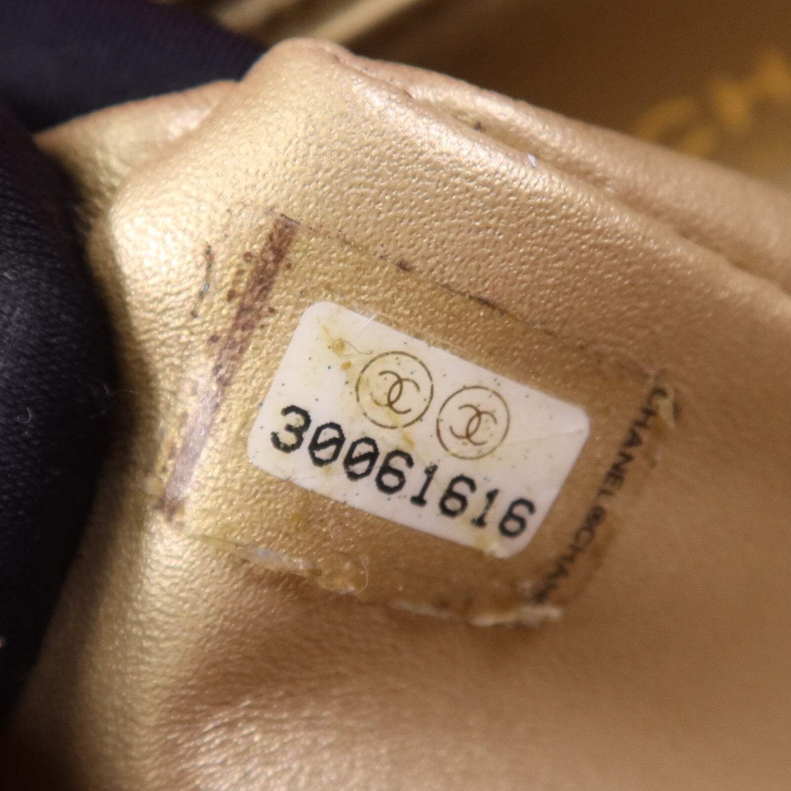 CHANEL 牛皮皮革Chain Shoulder Bag金扣鏈帶手挽肩背兩用袋