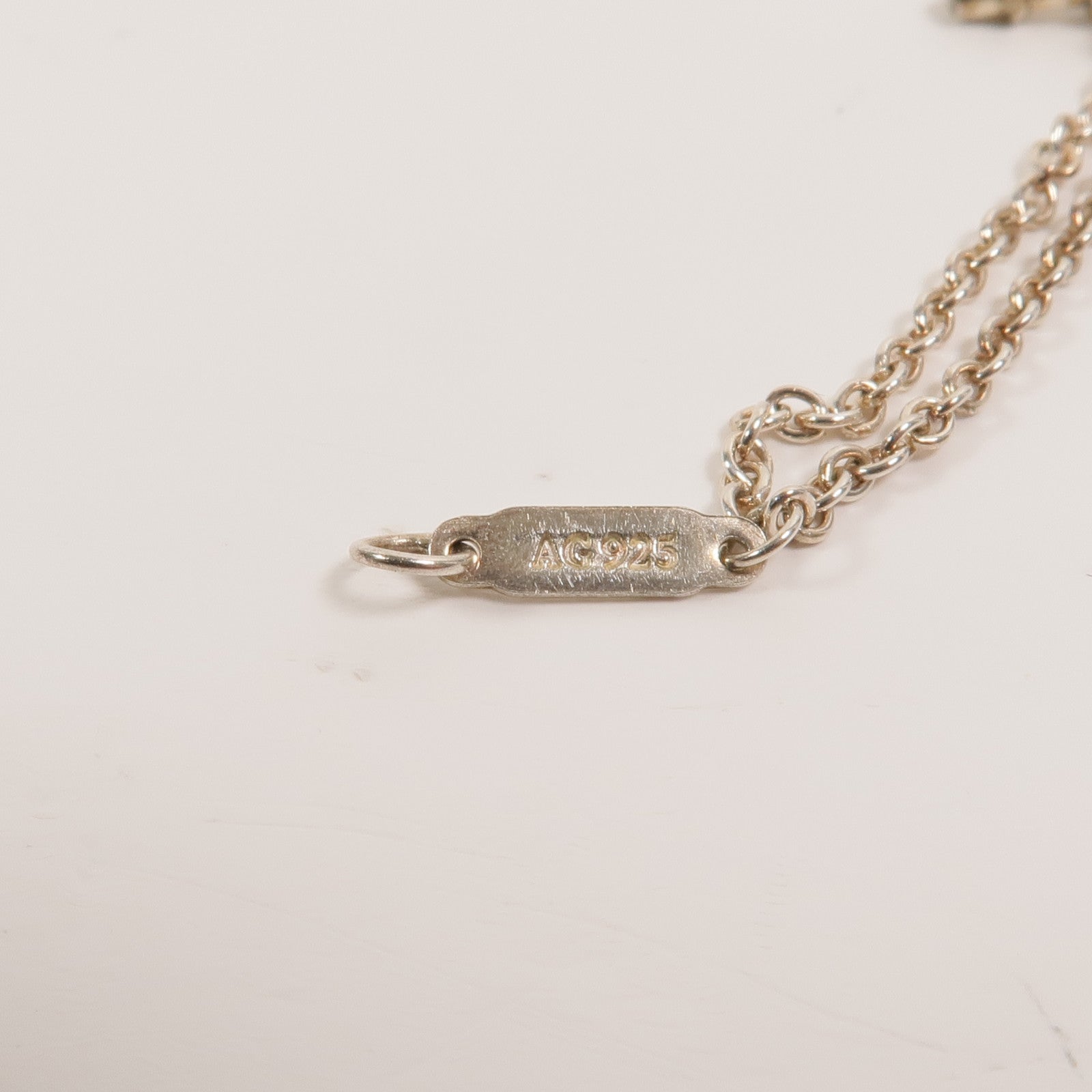 TIFFANY＆CO 925純銀Heart Rock and Key Bracelet手鏈
