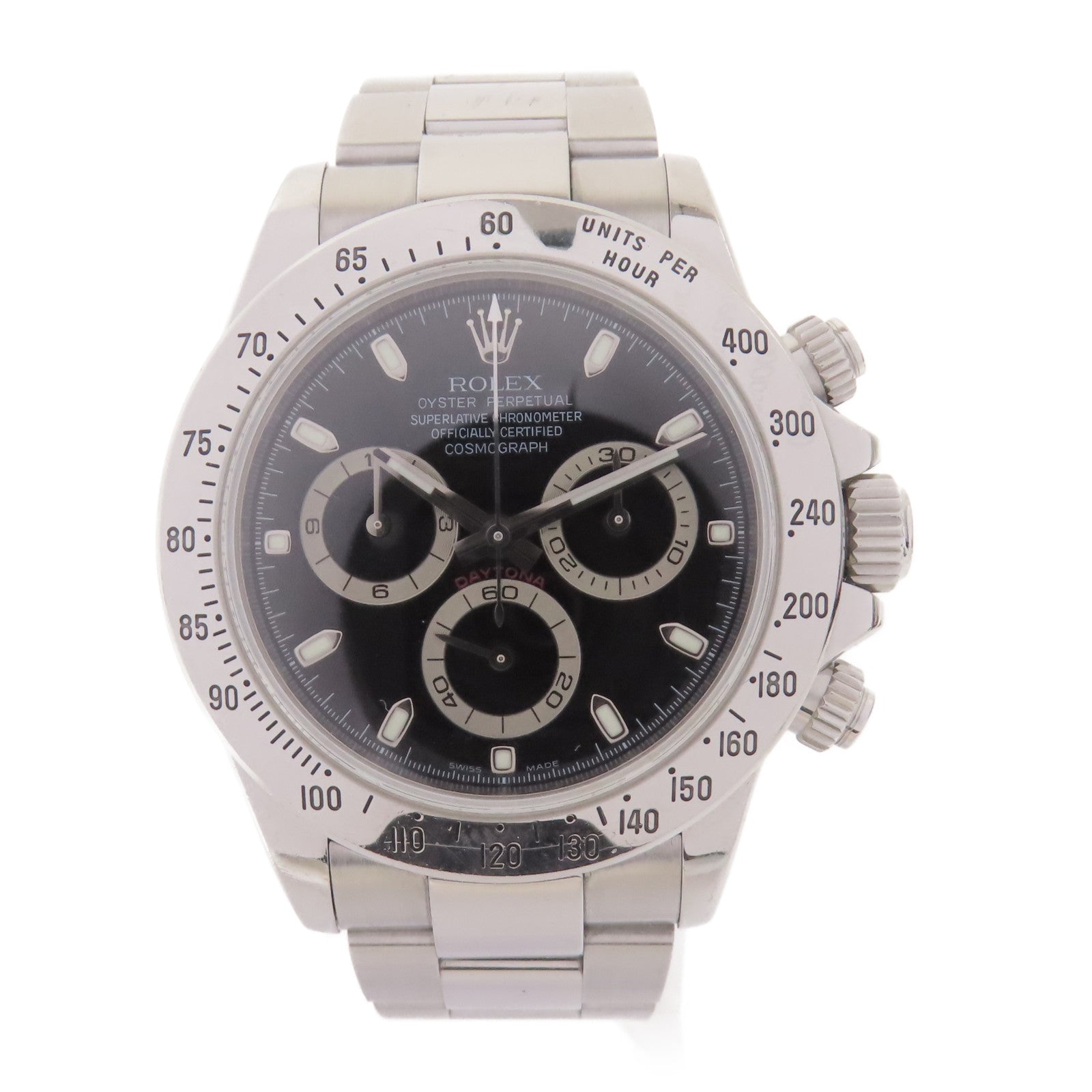 ROLEX Daytona不鏽鋼手錶自動機芯黑色