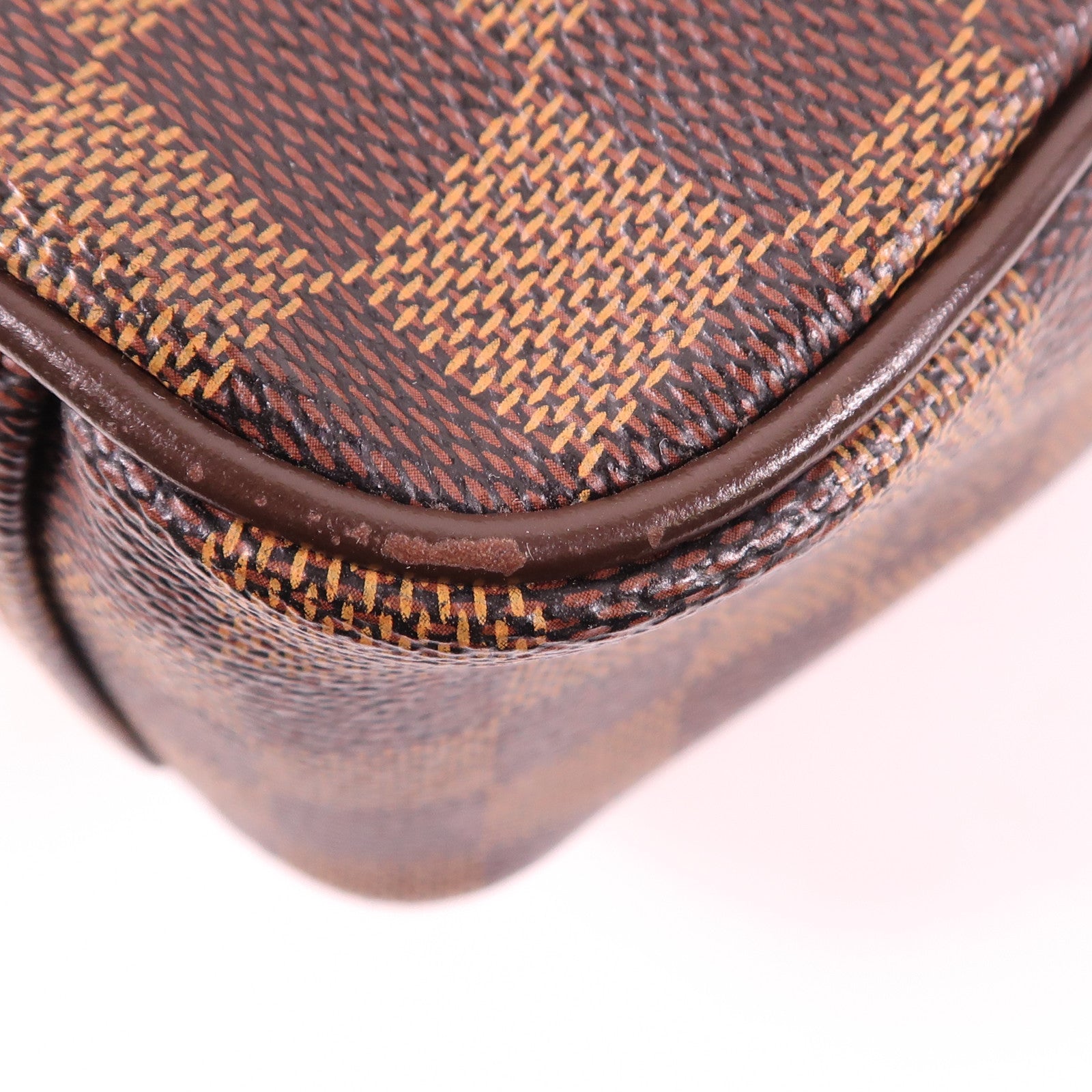 LOUIS VUITTON Damier Shelton GM金扣肩背袋