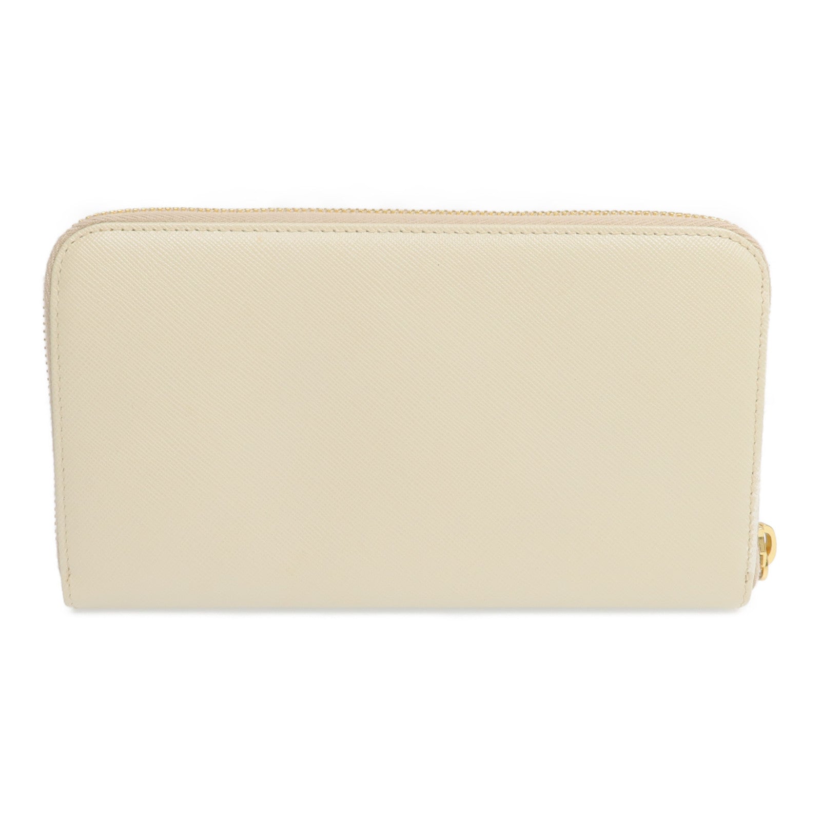 PRADA Saffiano皮革Zipper Long Wallet金扣長錢包