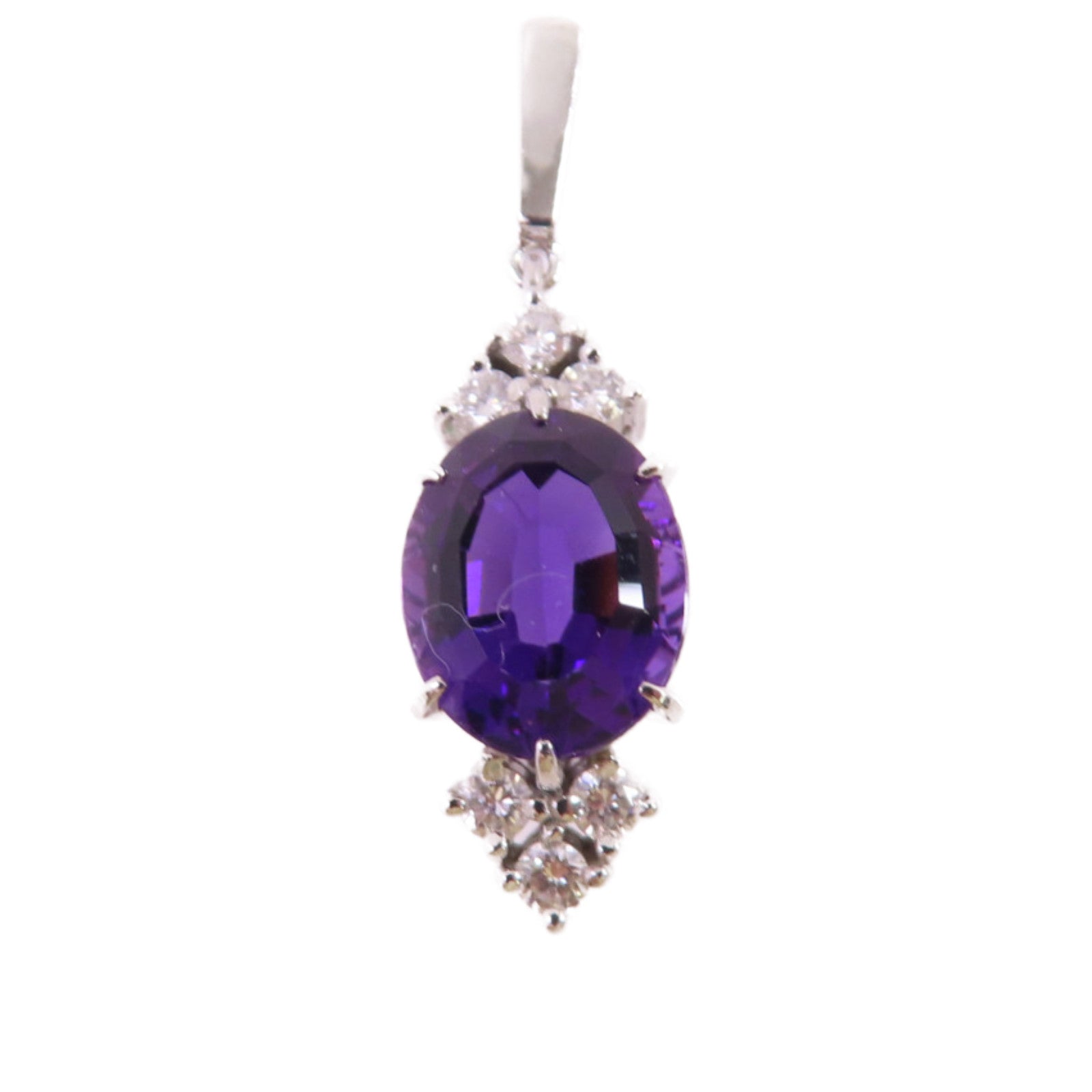 MIKIMOTO 【激減優惠】18K白金/1.78ct紫水晶/0.23ct鑽石Amethyst