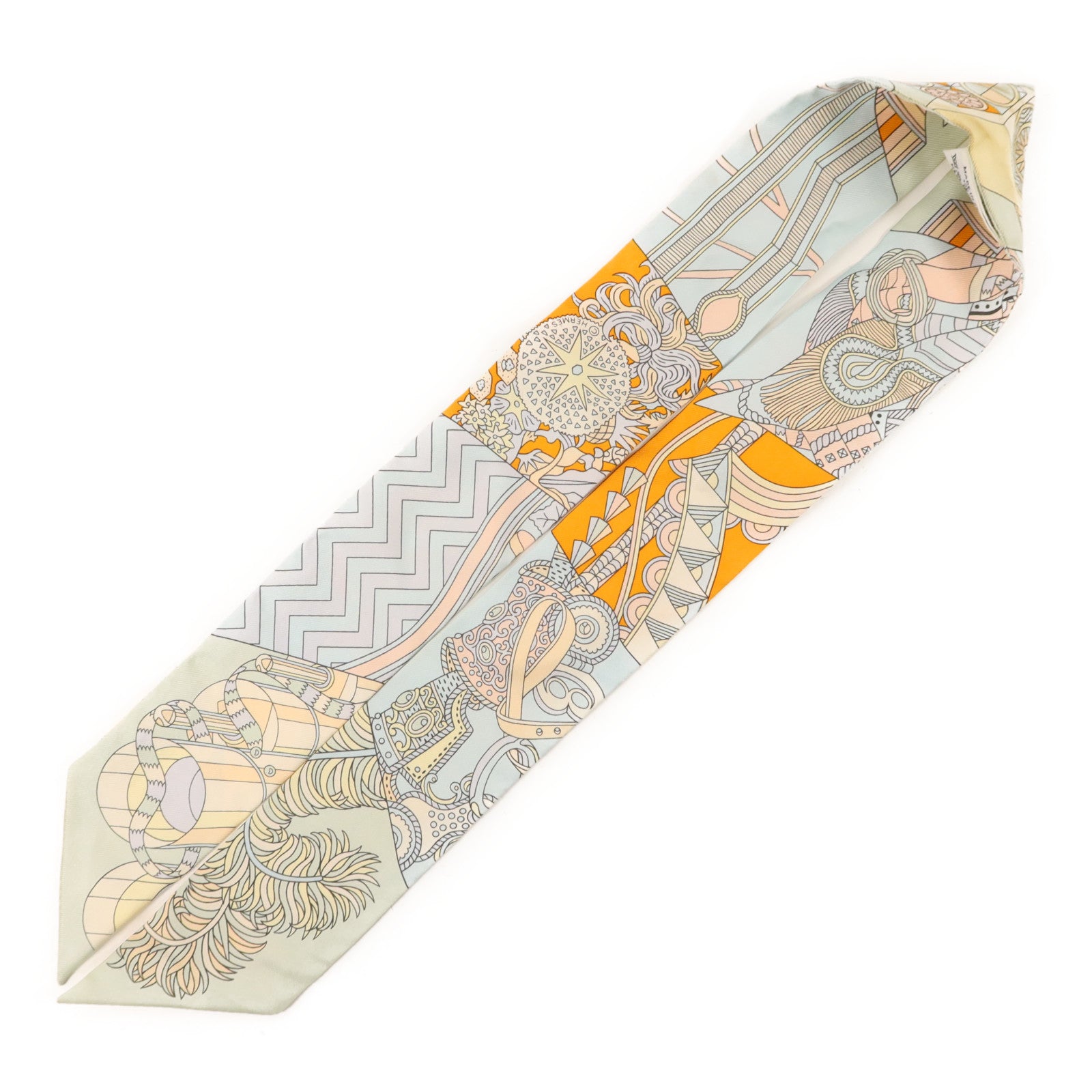 HERMES 絲質Twilly絲巾