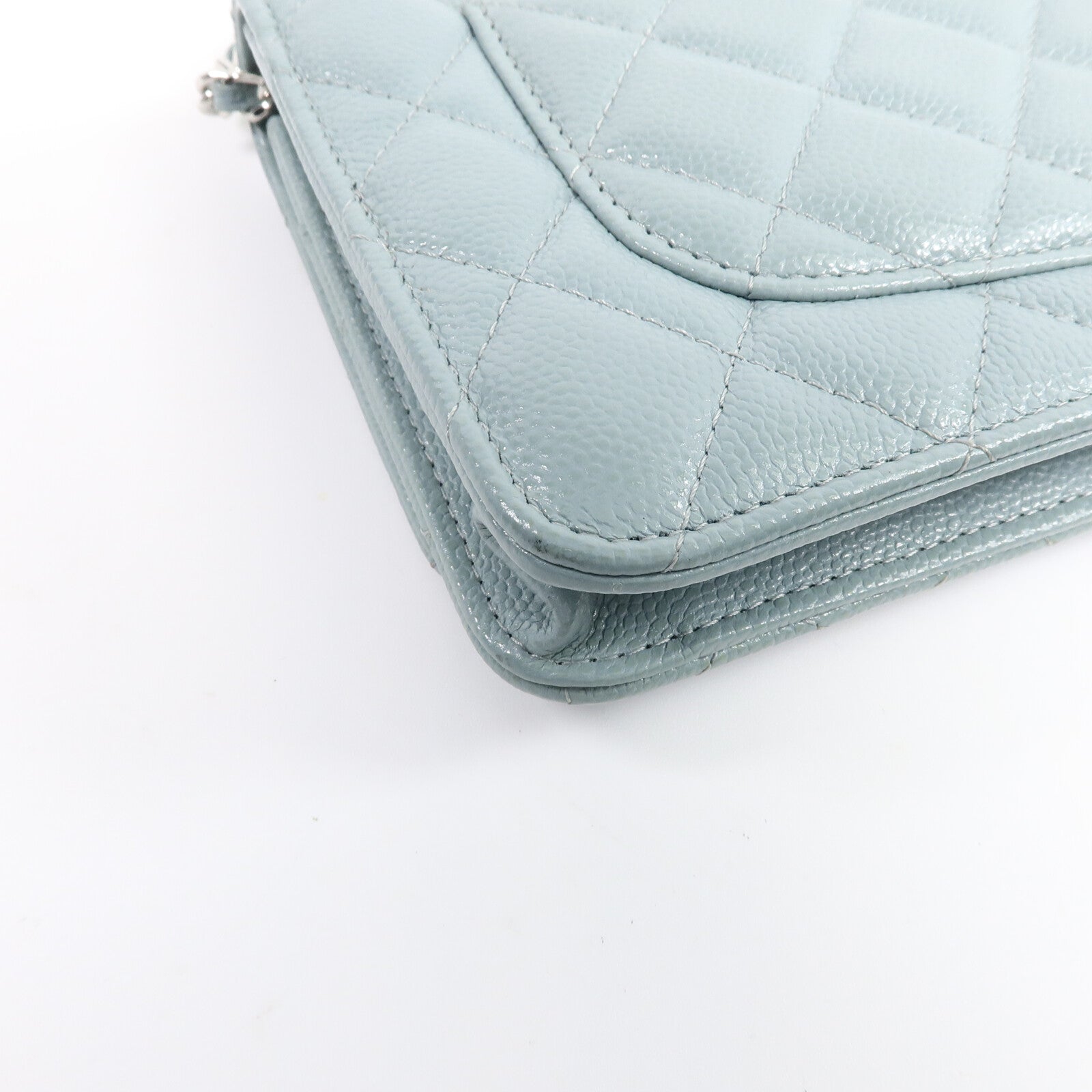 CHANEL 牛皮皮革WOC Wallet On Chain鏈帶肩背袋
