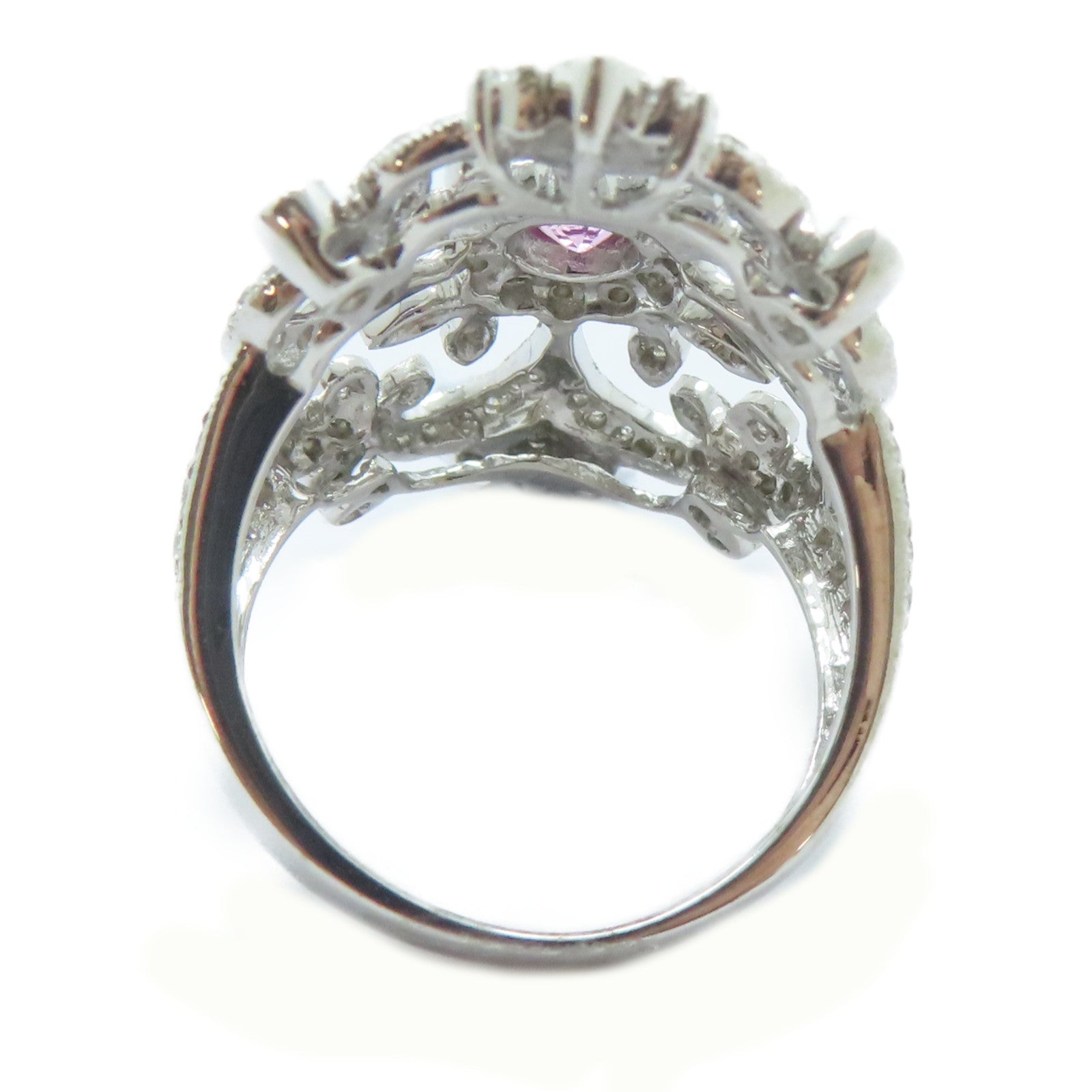 JEWELRY 【激減優惠】18K白金Sapphire Ring 0.53ct藍寶石/1ct鑽石戒指US#6.5