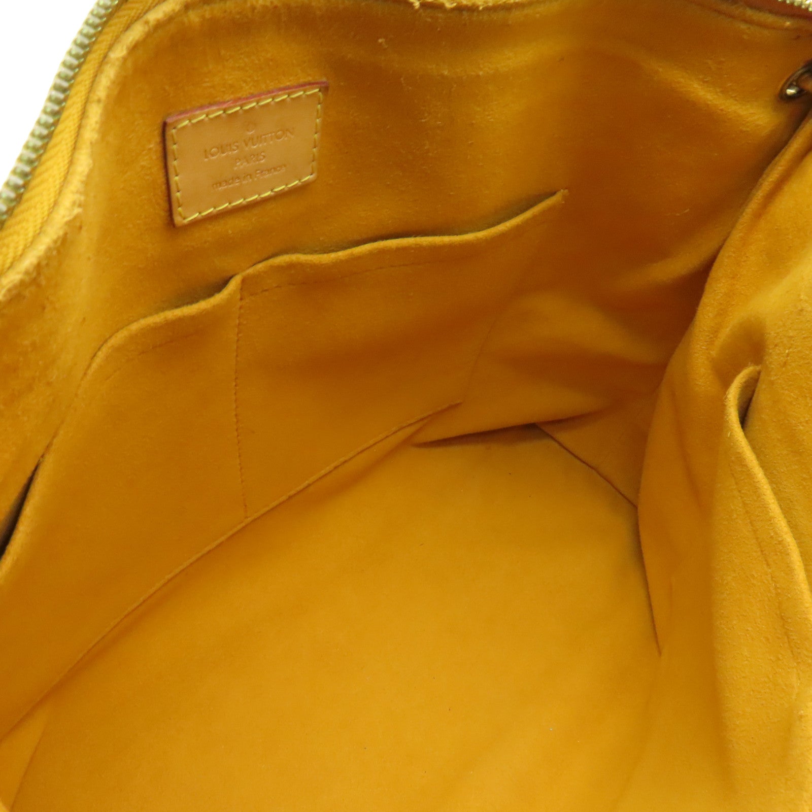 LOUIS VUITTON **【清倉大減價】Monogram皮革Pallas金扣肩背袋黃色/啡色
