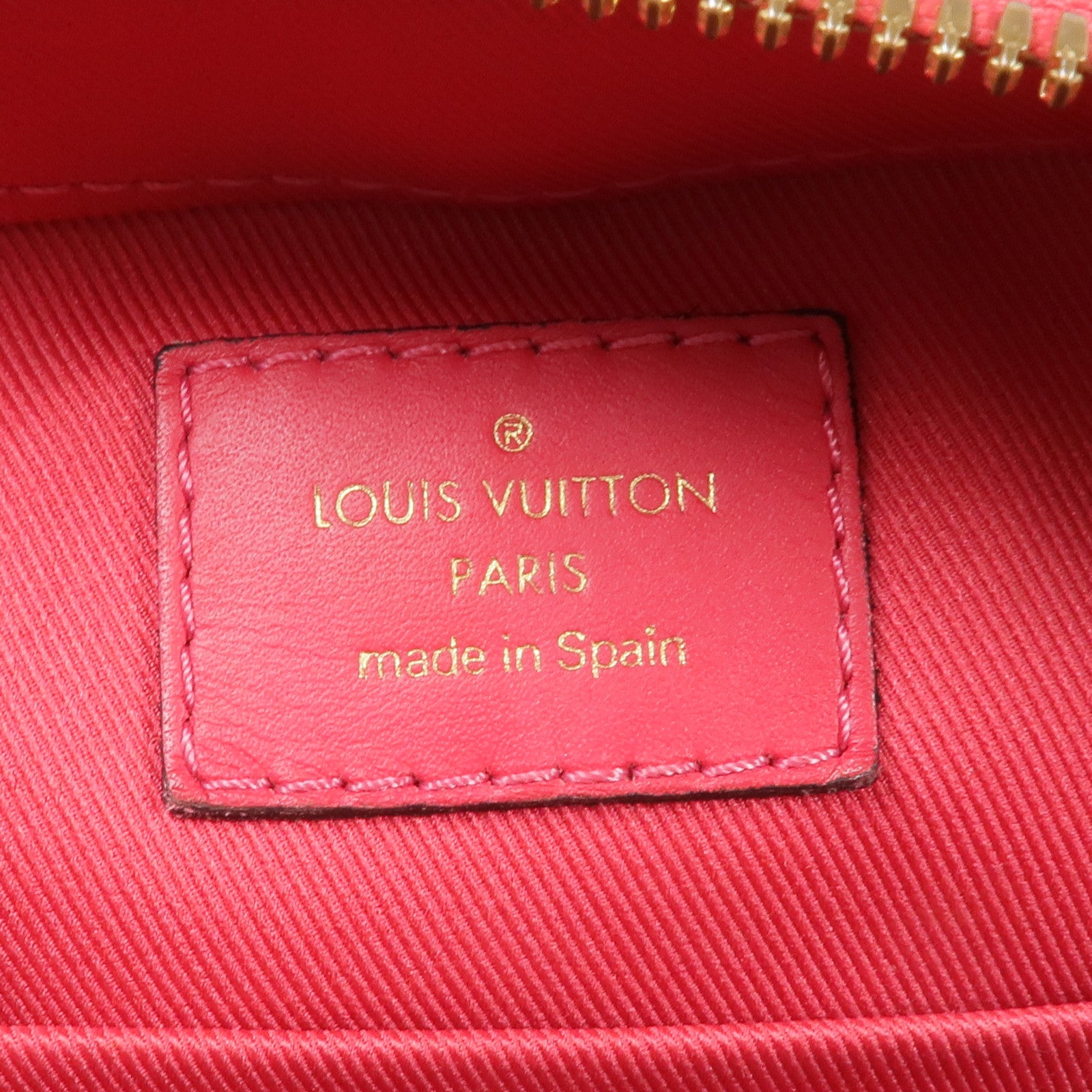 LOUIS VUITTON Monogram Saintonge金扣手挽肩背兩用袋