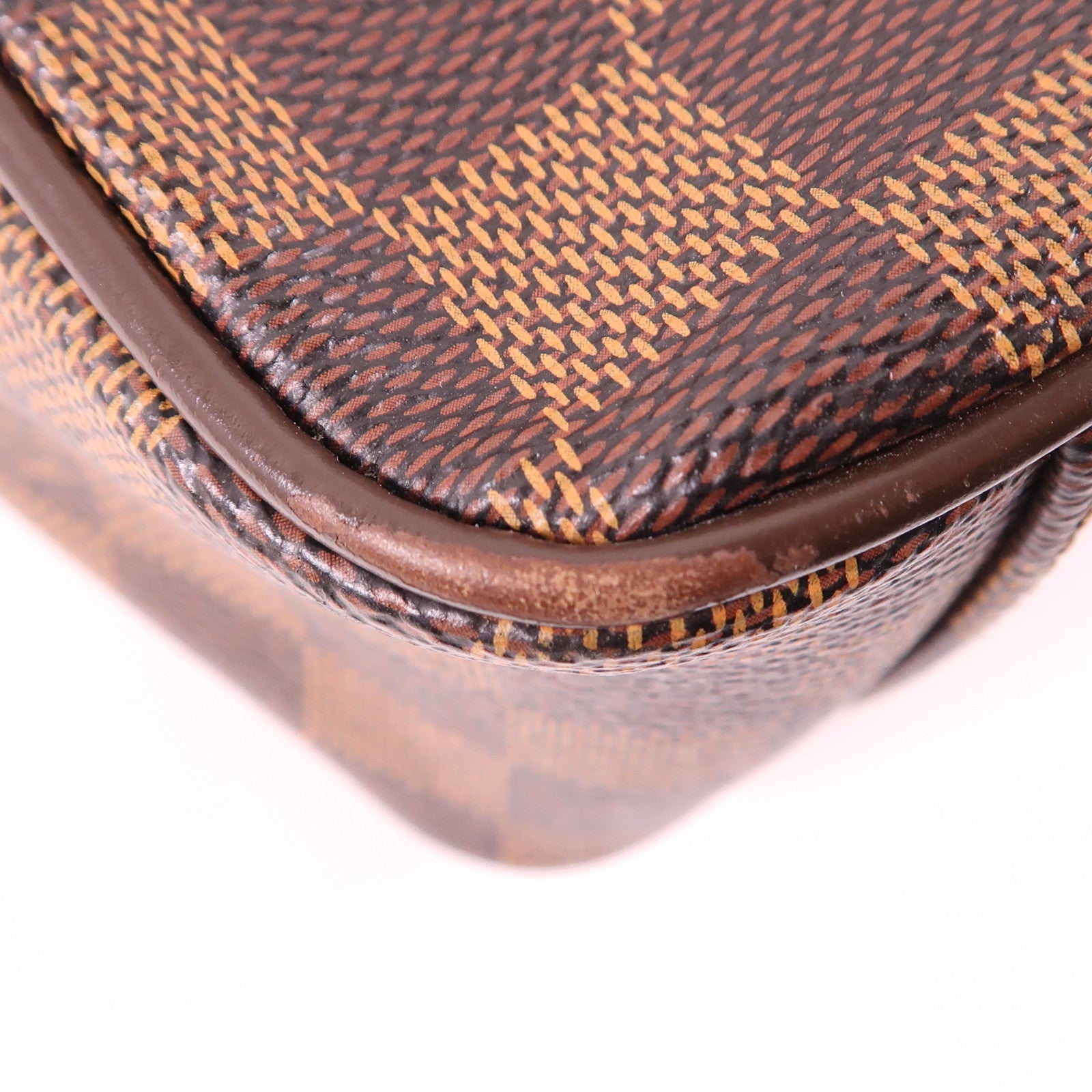 LOUIS VUITTON Damier Shelton GM金扣肩背袋