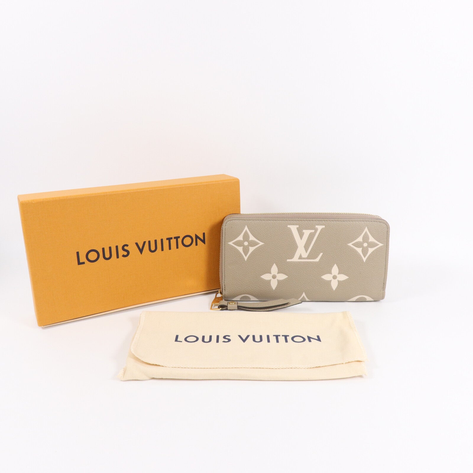 LOUIS VUITTON Monogram Empreinte Zippy Wallet長錢包