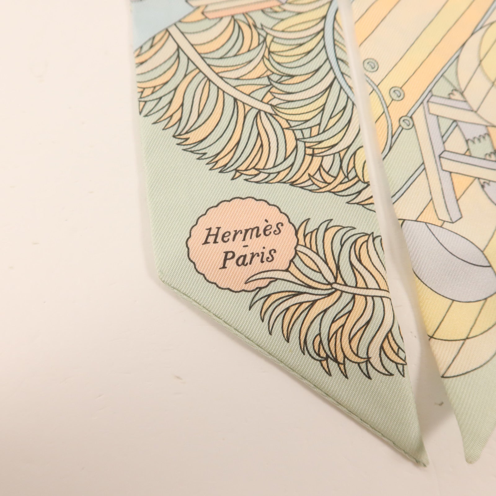 HERMES 絲質Twilly絲巾