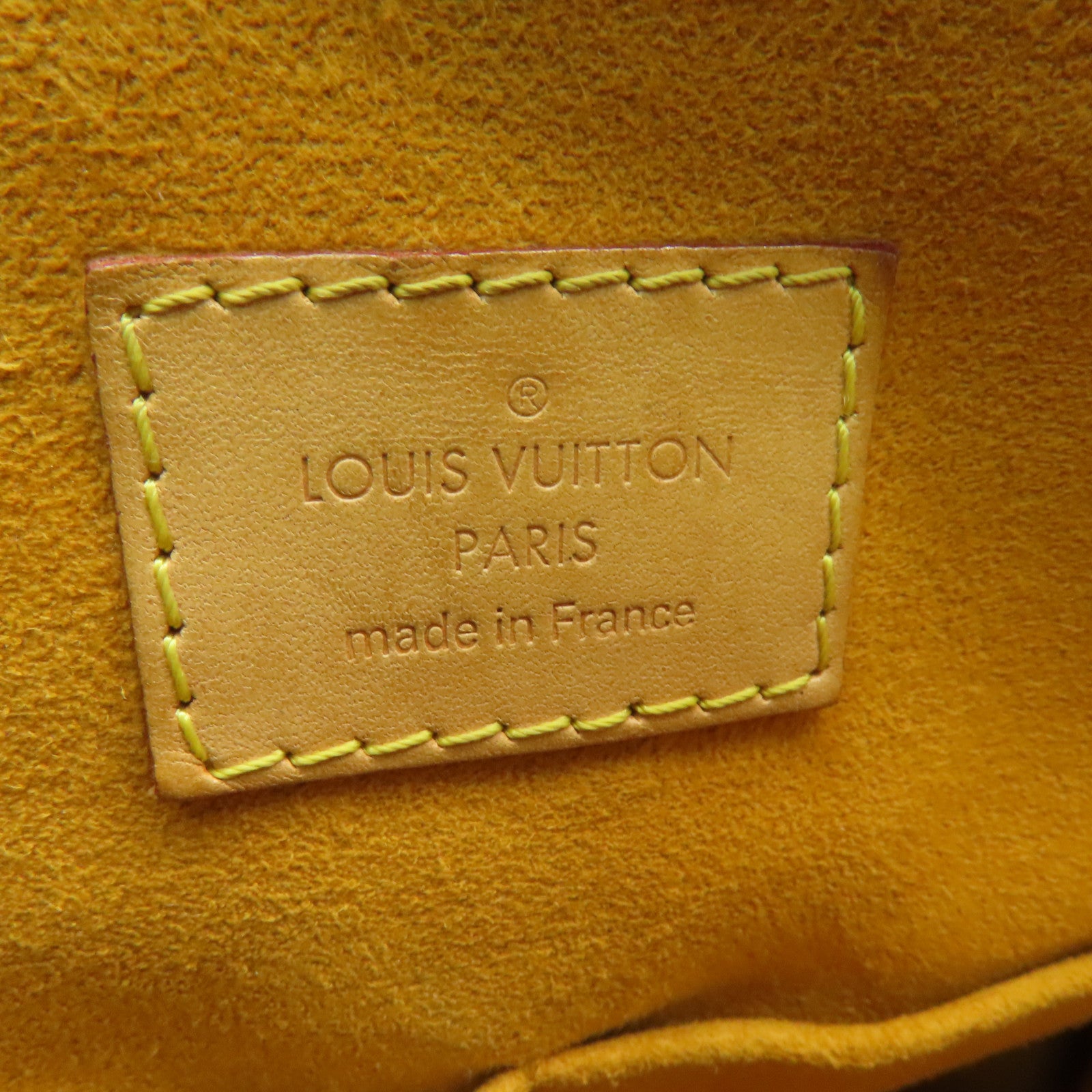 LOUIS VUITTON **【清倉大減價】Monogram皮革Pallas金扣肩背袋黃色/啡色