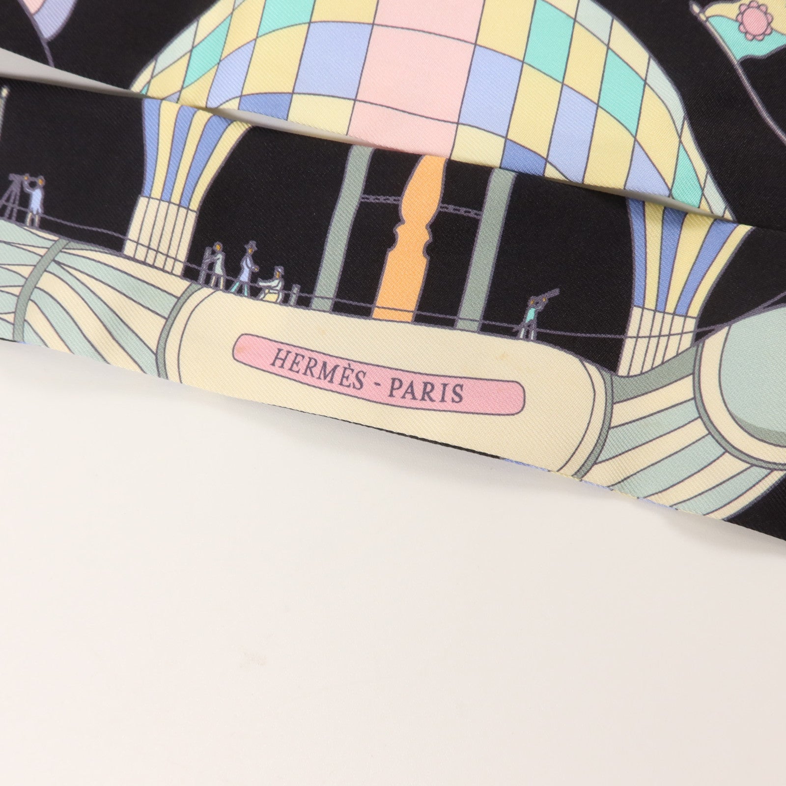 HERMES 絲質Twilly絲巾