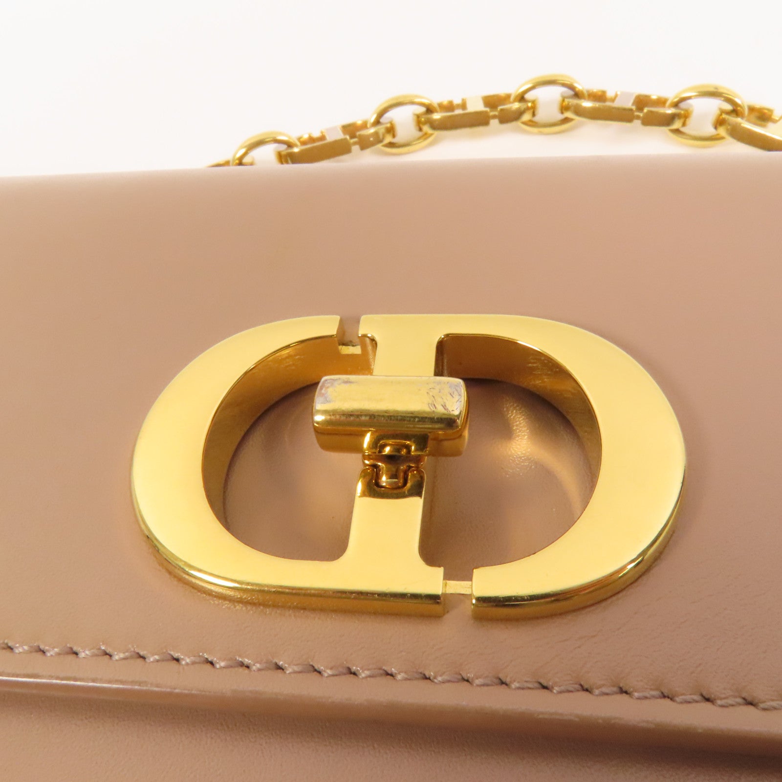Dior 【激減優惠】牛皮皮革Montaigue Avenue金扣肩背袋