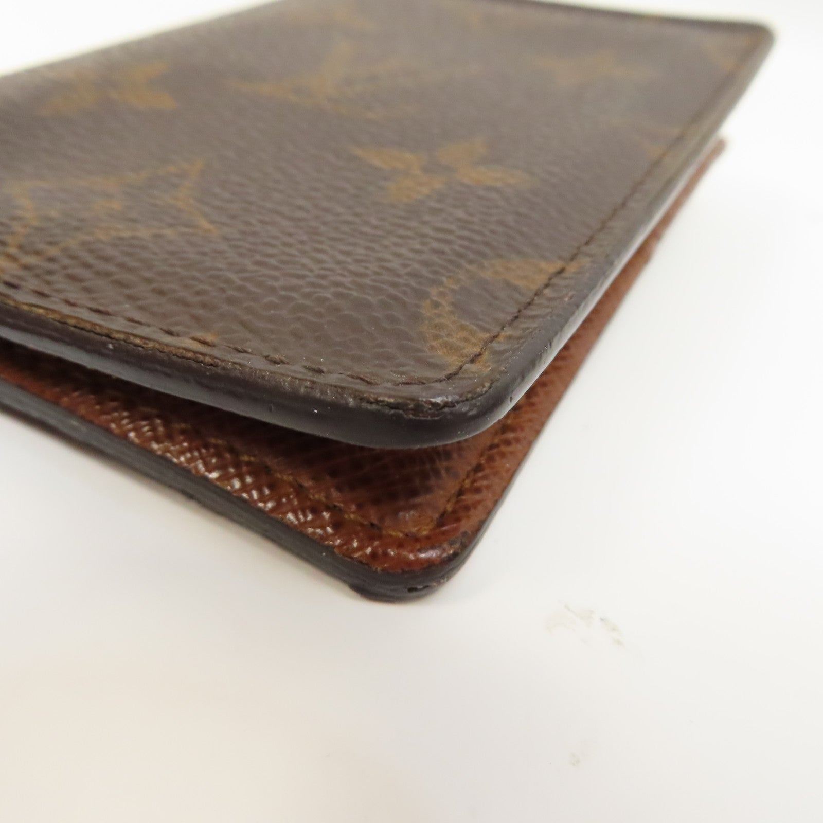 LOUIS VUITTON Monogram Card Case卡片套啡色