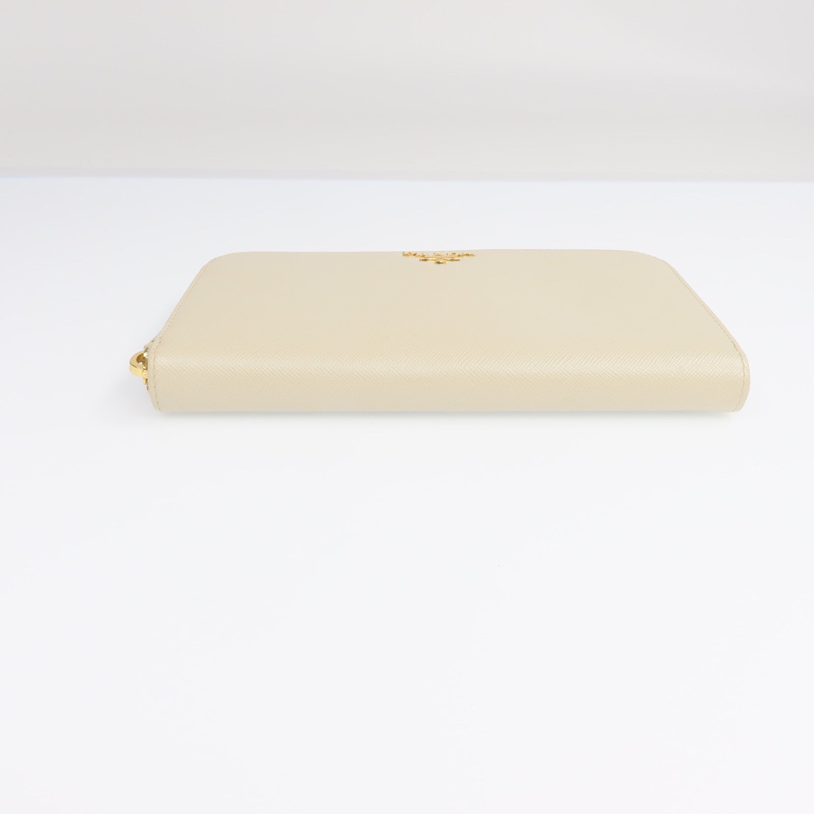 PRADA Saffiano皮革Zipper Long Wallet金扣長錢包