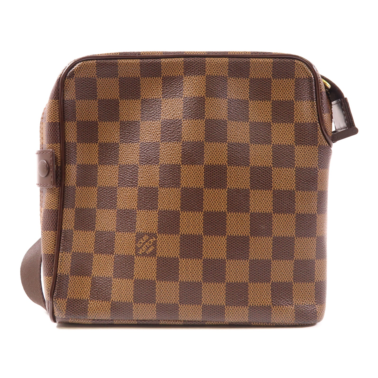 LOUIS VUITTON Damier Olaf PM金扣肩背袋