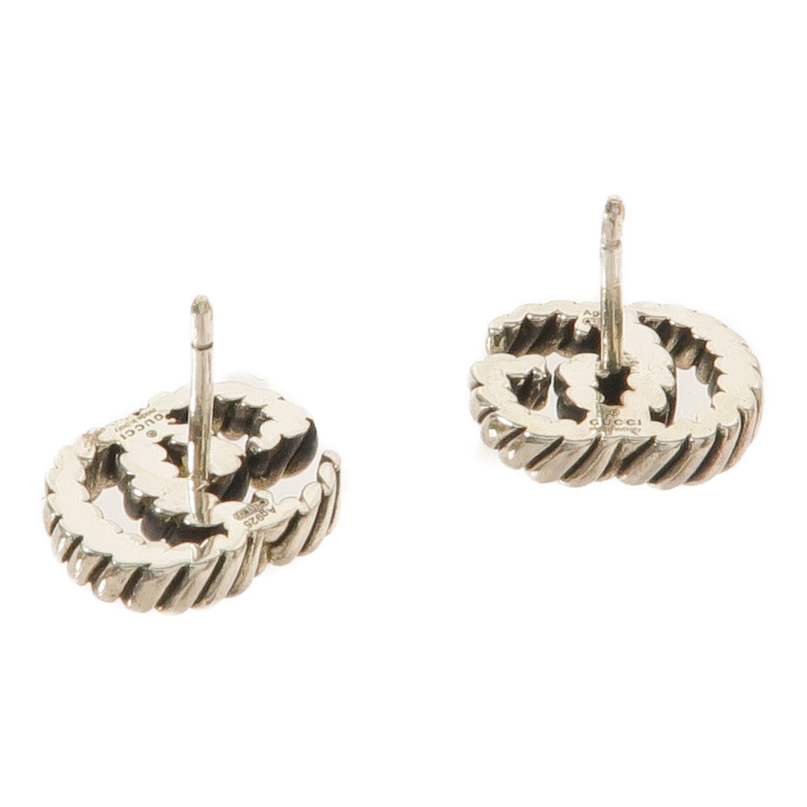 GUCCI 925純銀Marmont Stud Earrings耳環