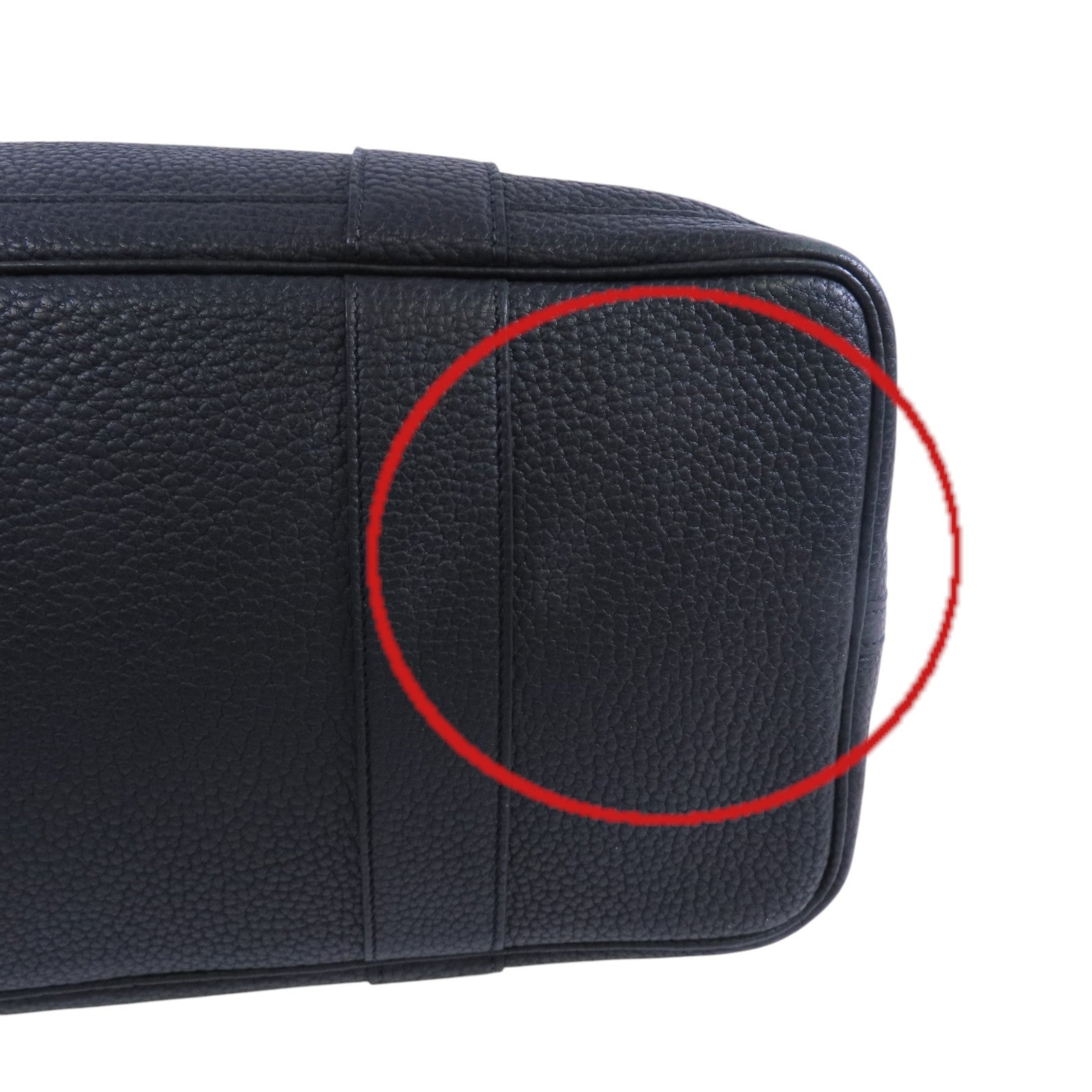 HERMES Negonda皮革GardenParty PM Tote Bag銀扣手挽袋