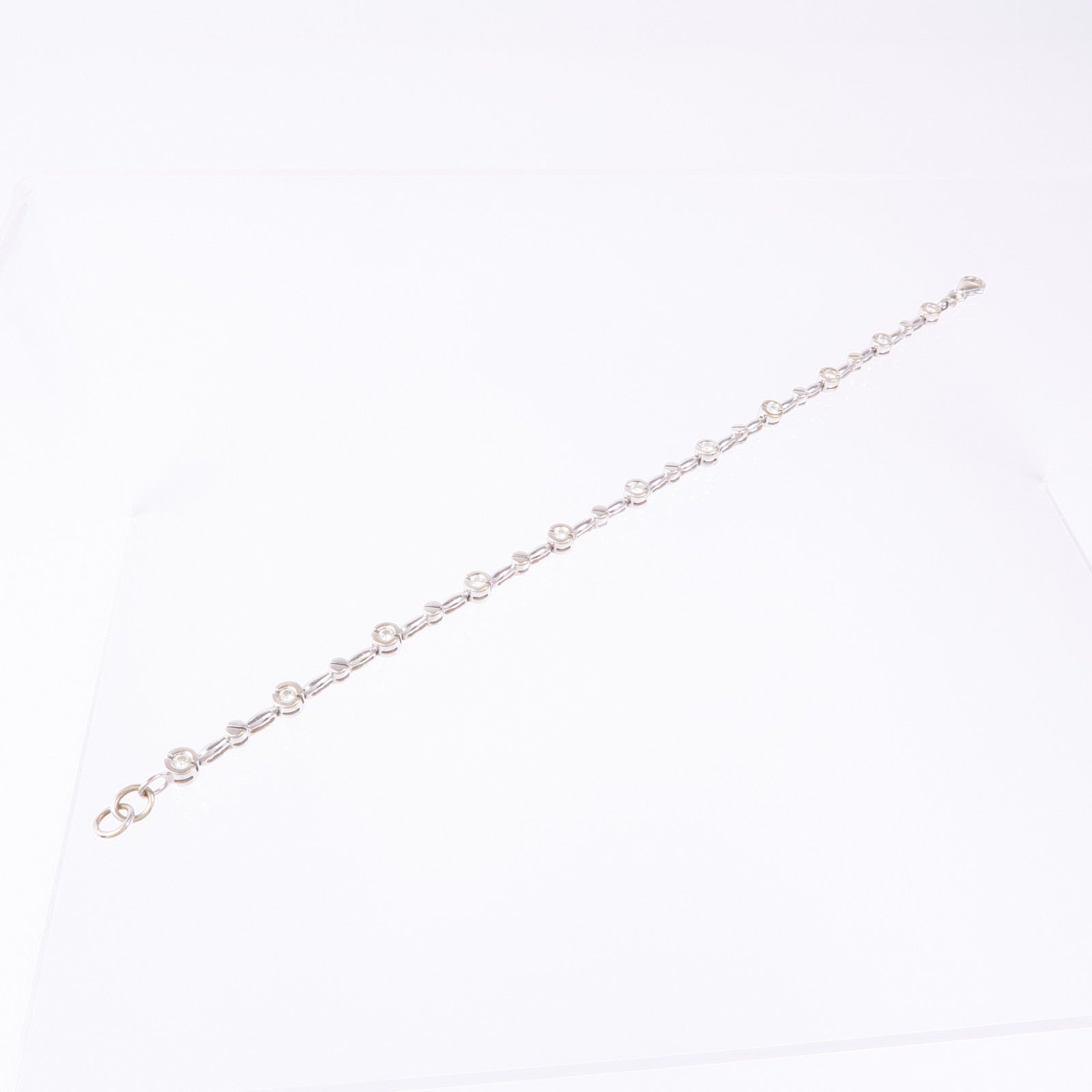 JEWELRY 18K白金Diamond Bracelet鑽石手鏈