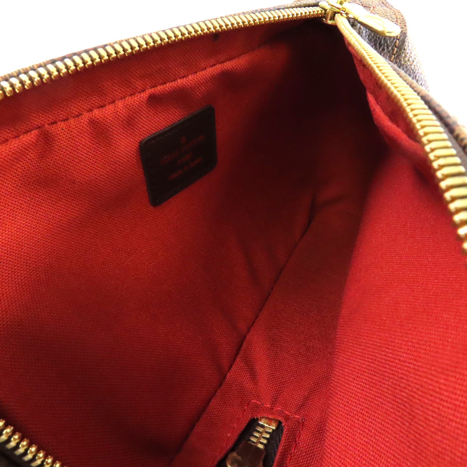 LOUIS VUITTON Damier Ebene Geronimos waist Bag金扣腰包啡色