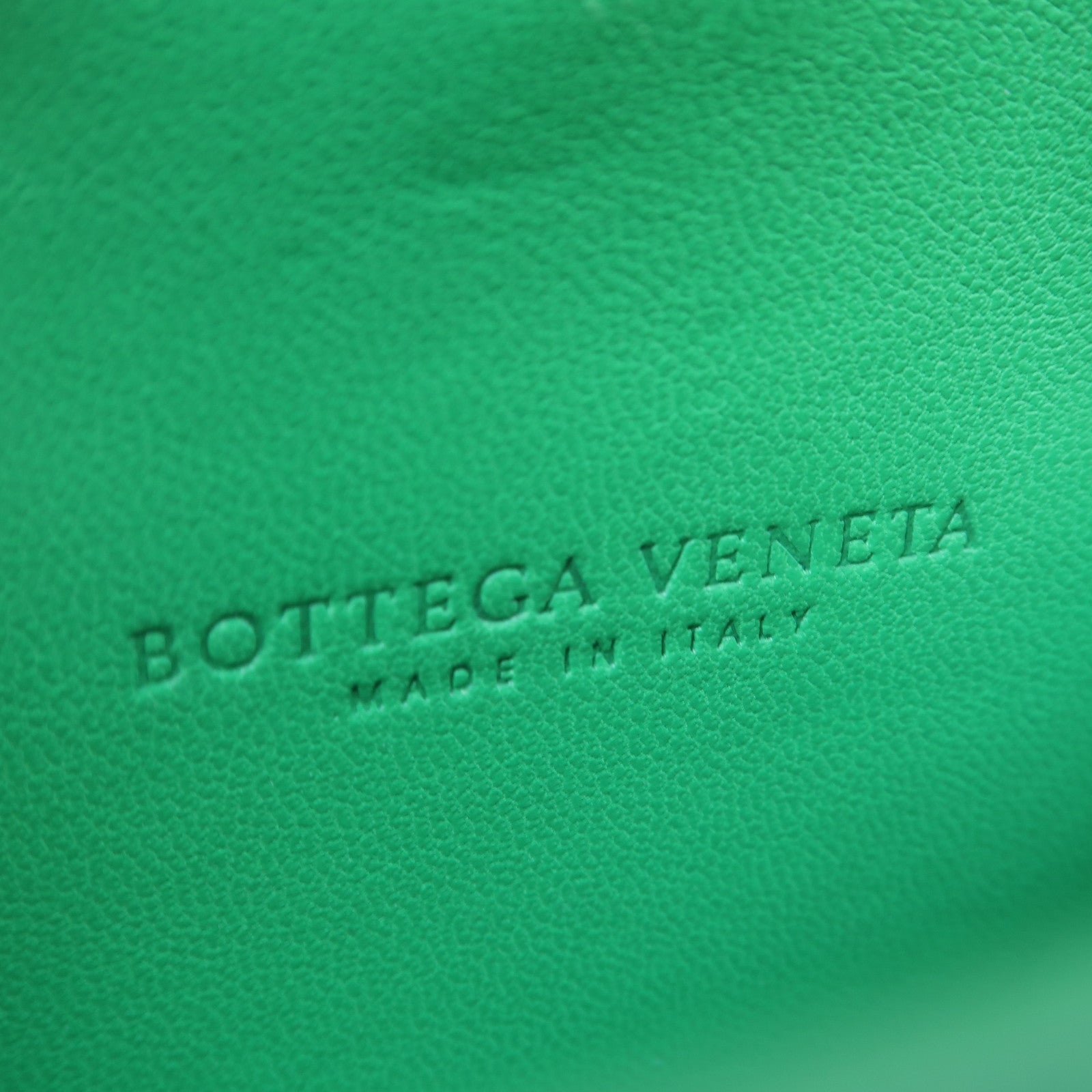 BOTTEGA VENETA 織紋牛皮皮革Shoulder Bag肩背袋綠色