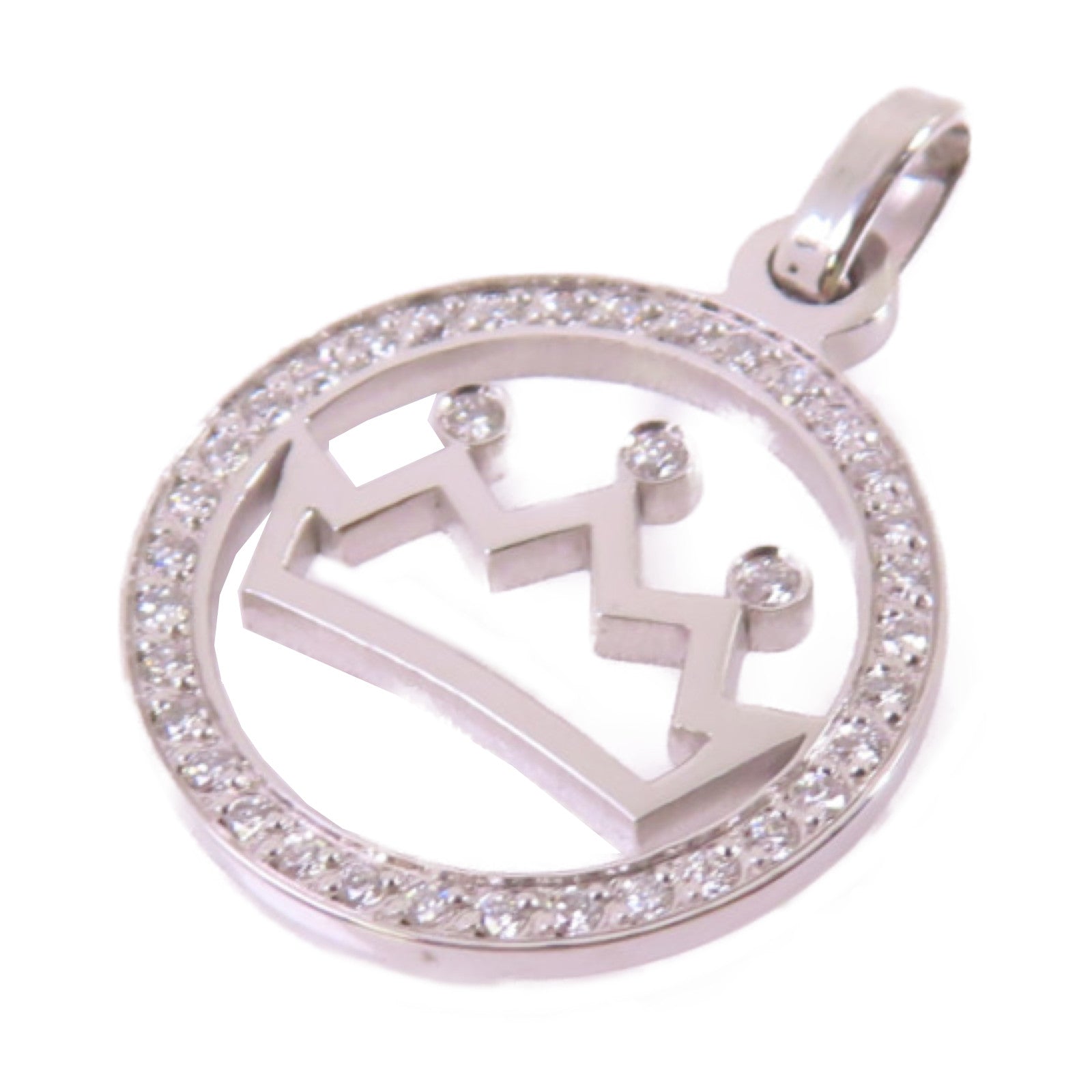 Chaumet 18K白金/鑽石Diamond Pendant Top吊墜頭扣
