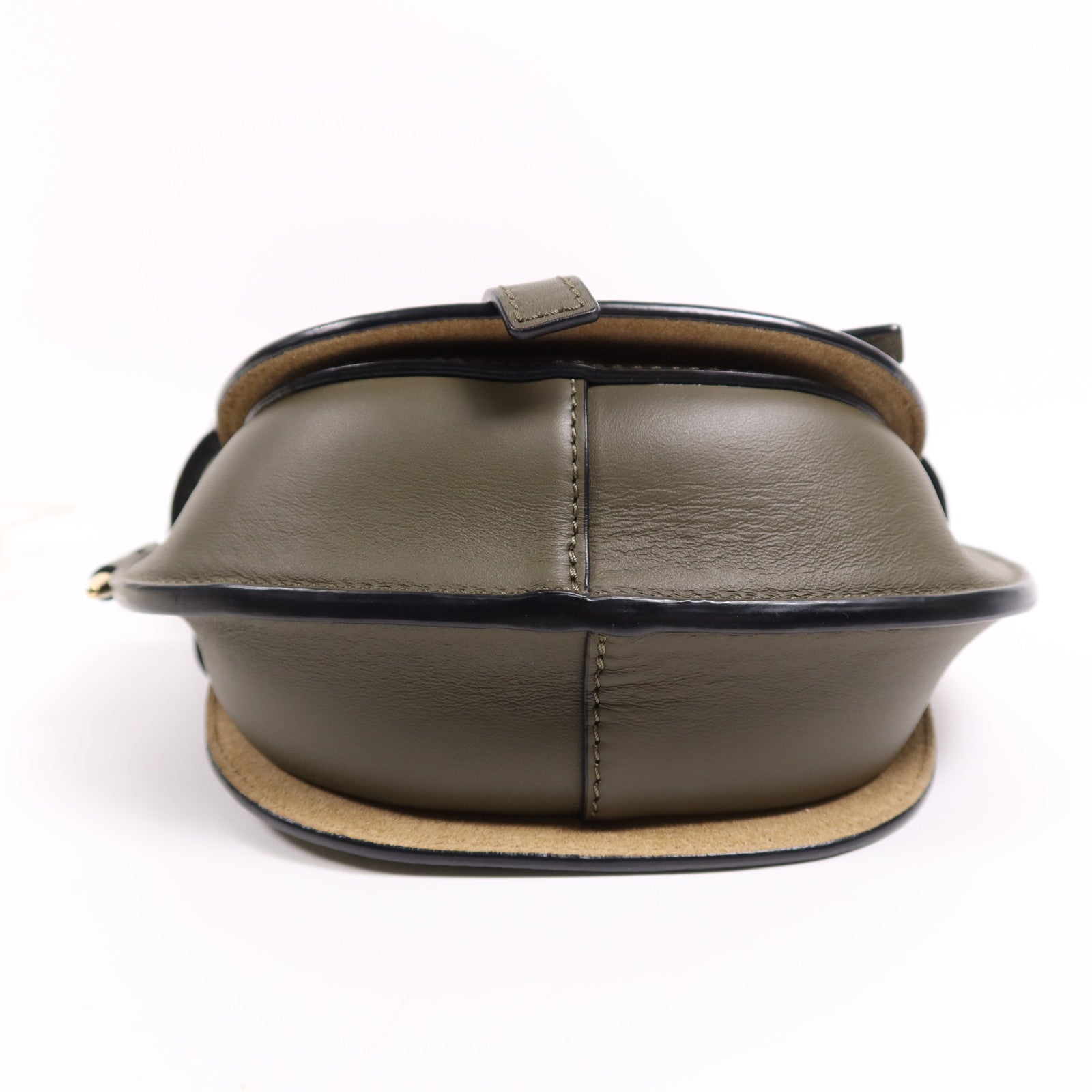 LOEWE 牛皮皮革Mini Gate Bag金扣肩背袋