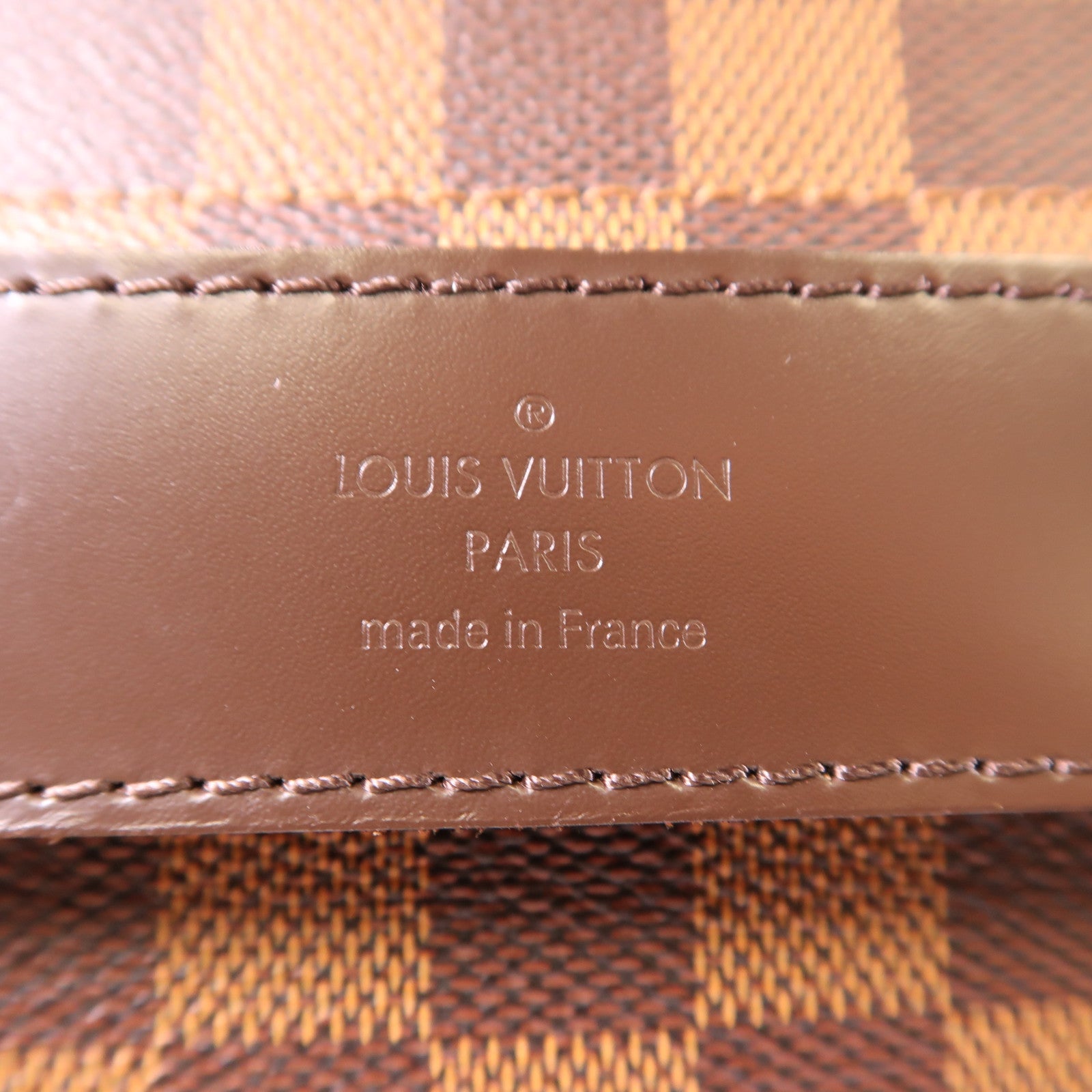 LOUIS VUITTON Damier Shelton GM金扣肩背袋