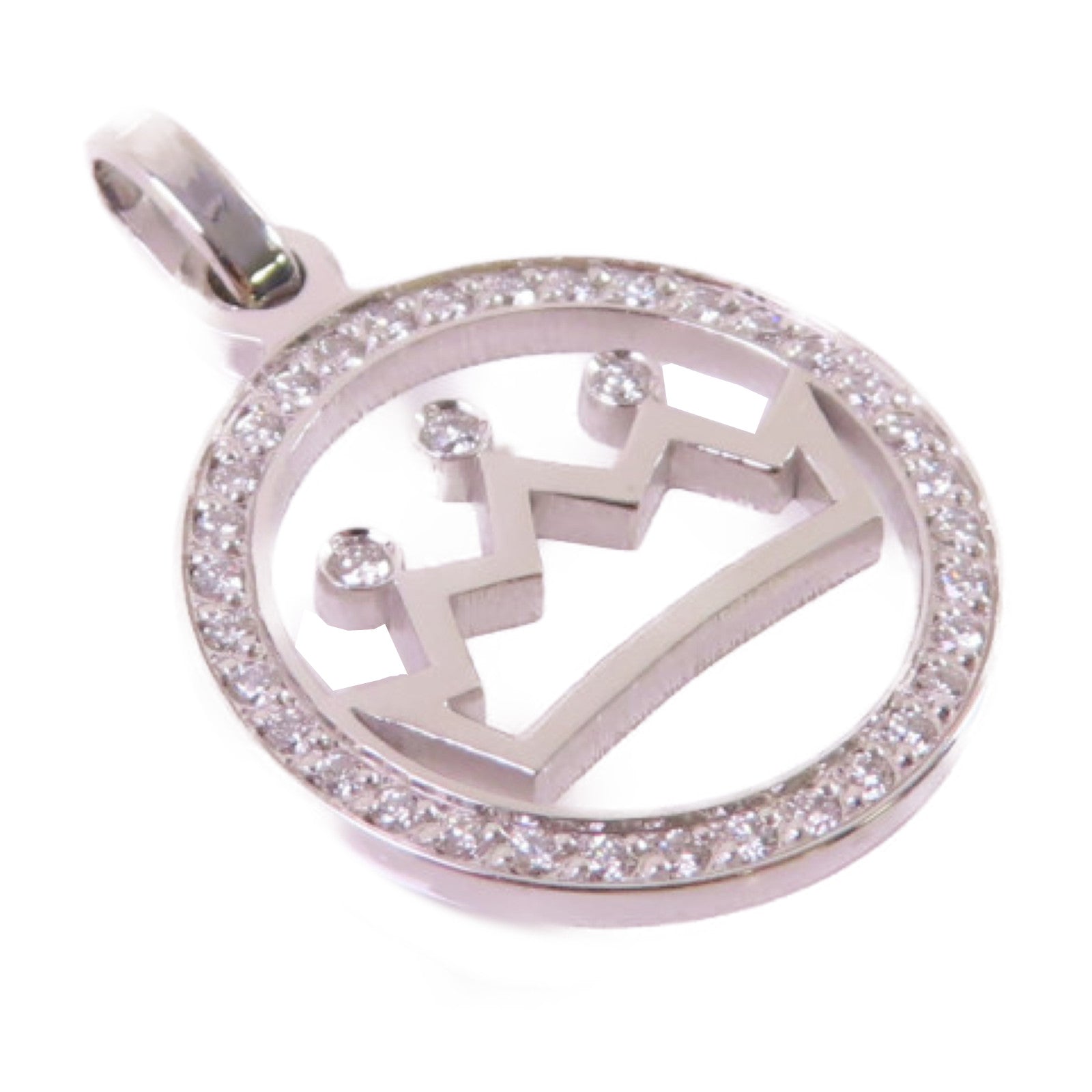 Chaumet 18K白金/鑽石Diamond Pendant Top吊墜頭扣