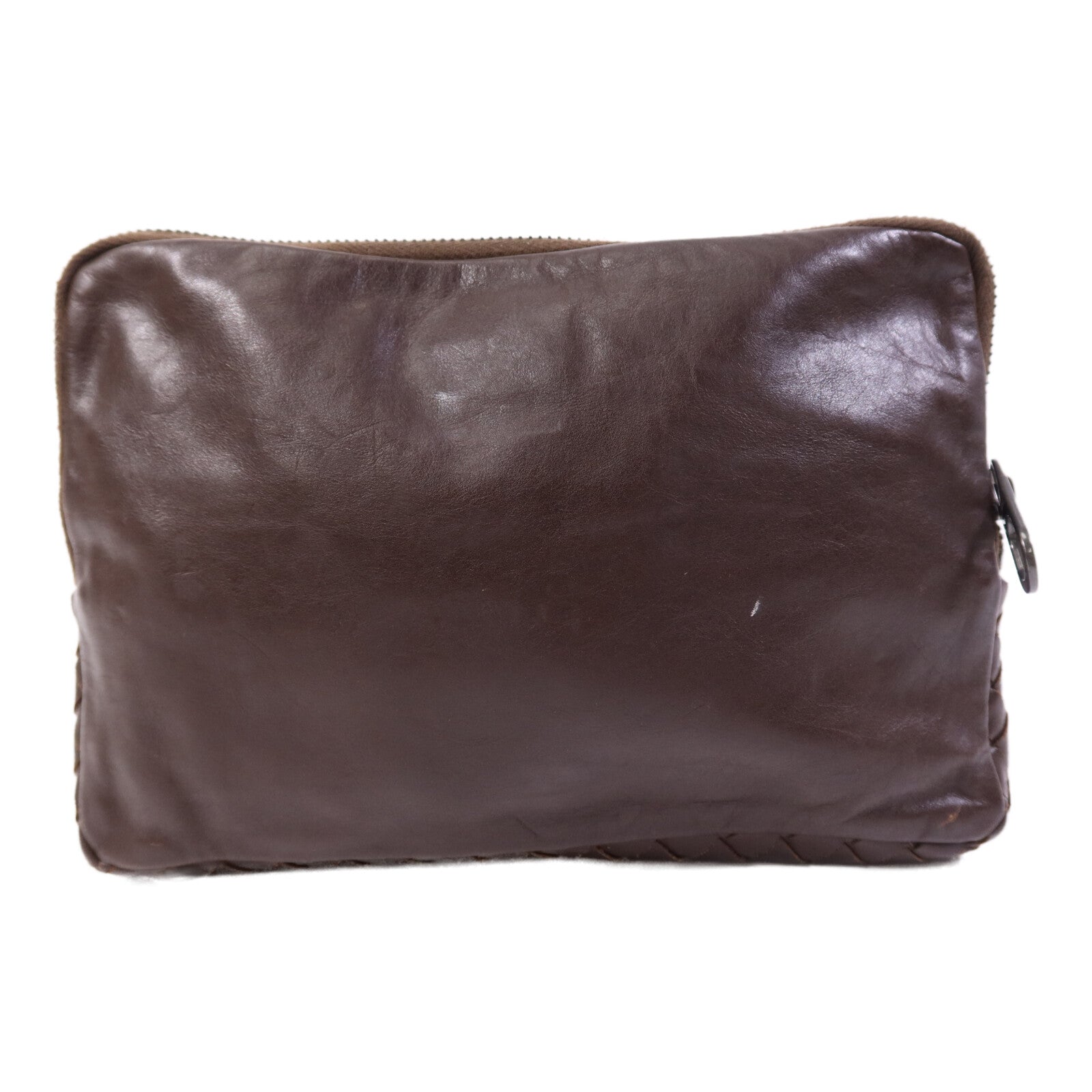 BOTTEGA VENETA 【激減優惠】牛皮皮革Pouch手拿包